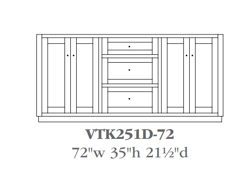 QW Amish Calvin Vanity (Select Size) - Image 11
