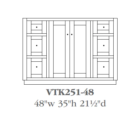 QW Amish Calvin Vanity (Select Size) - Image 7