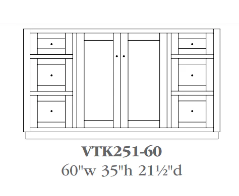 QW Amish Calvin Vanity (Select Size) - Image 8