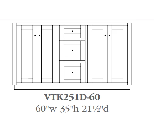 QW Amish Calvin Vanity (Select Size) - Image 9