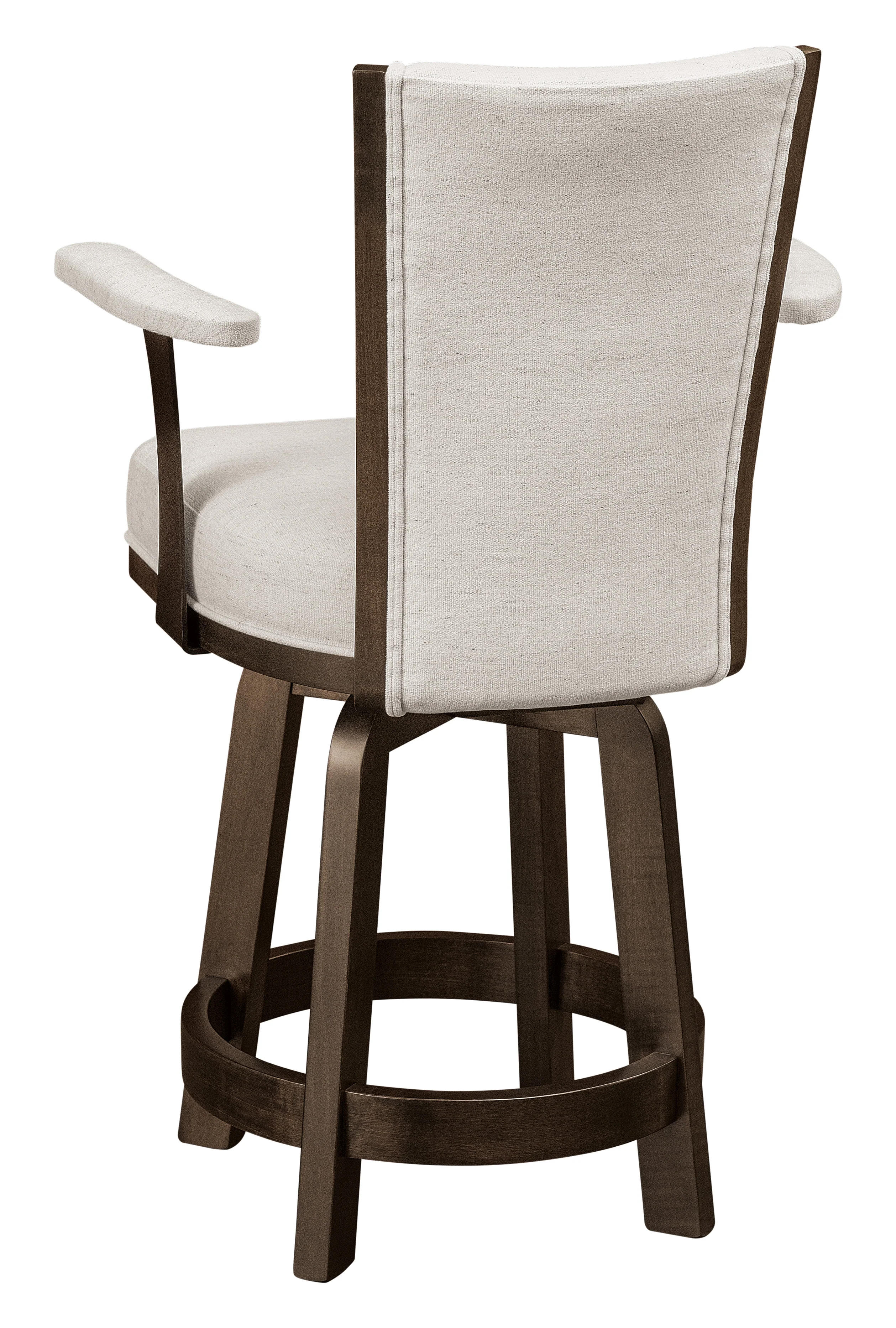 QW Amish Caraway Arm Barstool - Image 2