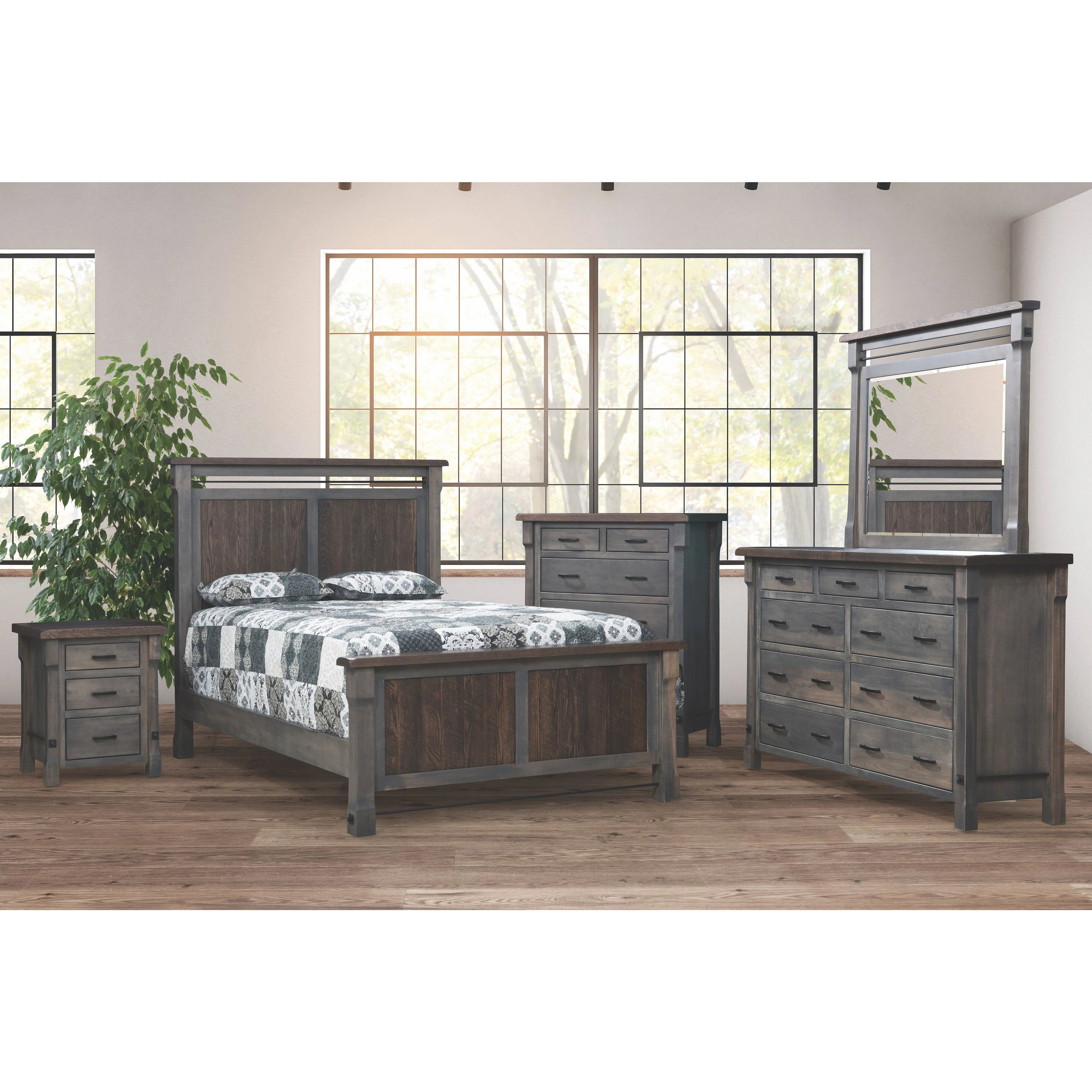 QW Amish Carla 1 Drawer Nightstand - Image 5