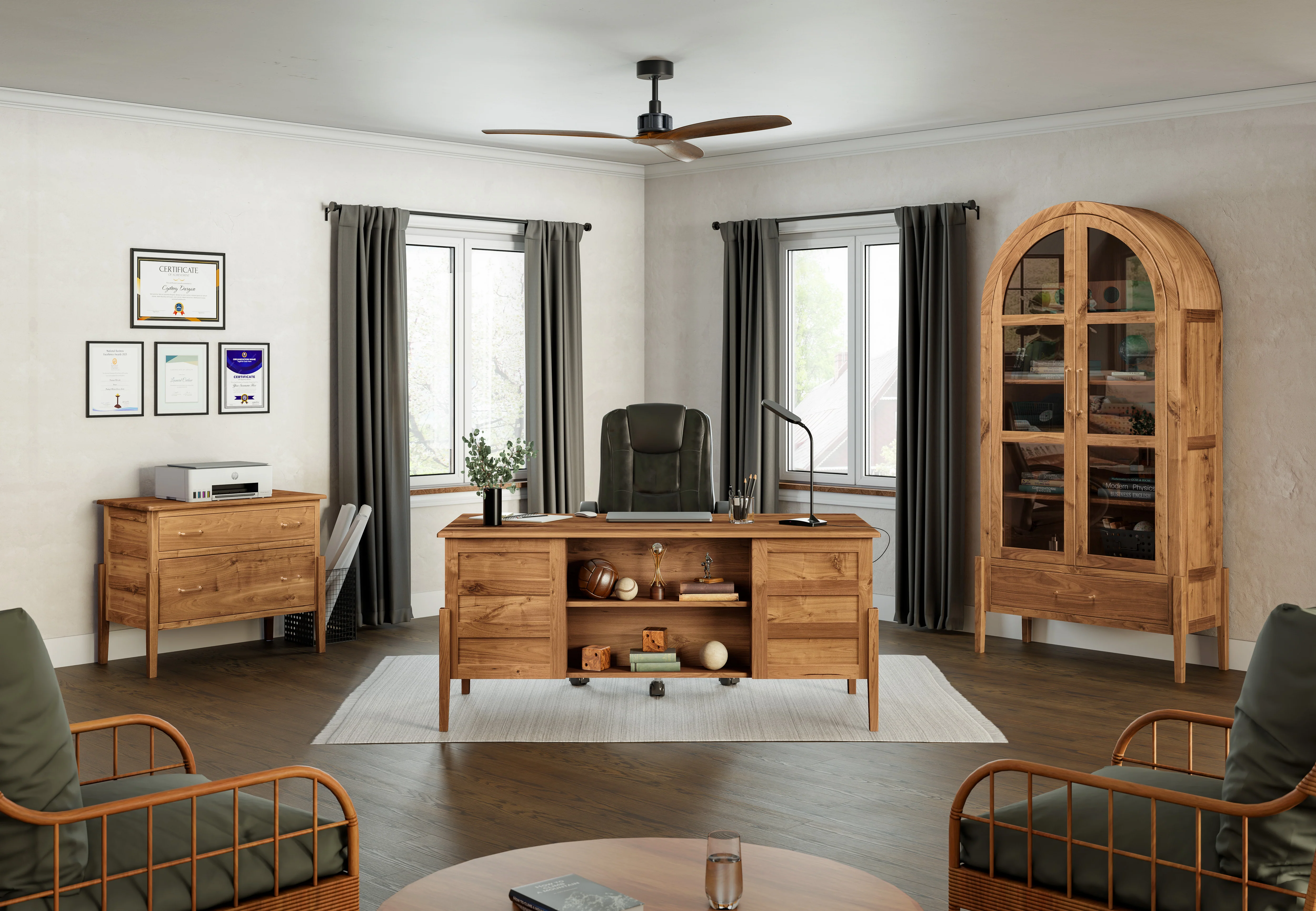 QW Amish Century Executive Desk - Image 3