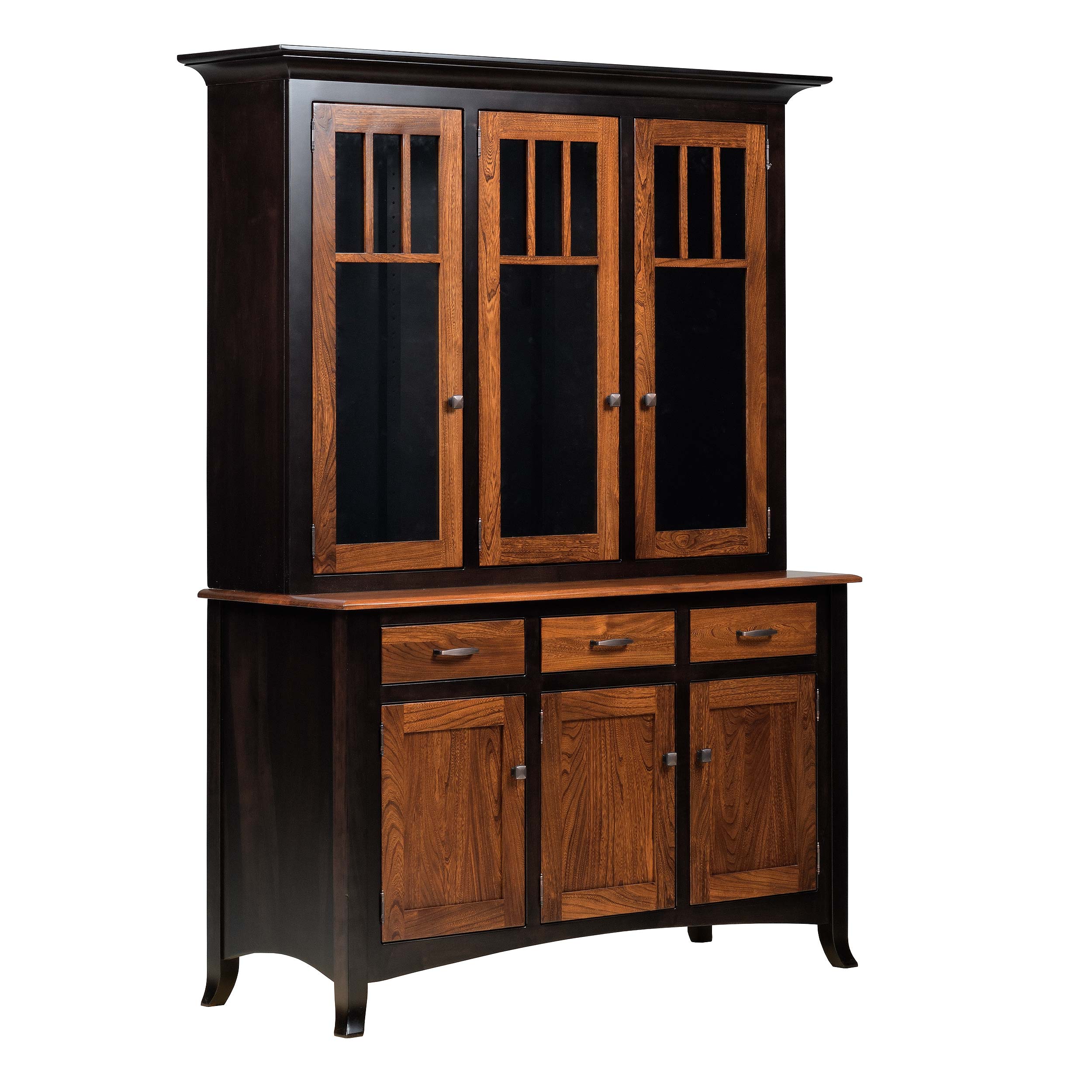 QW Amish Charlestown 3 Door Hutch & Buffet - Image 10