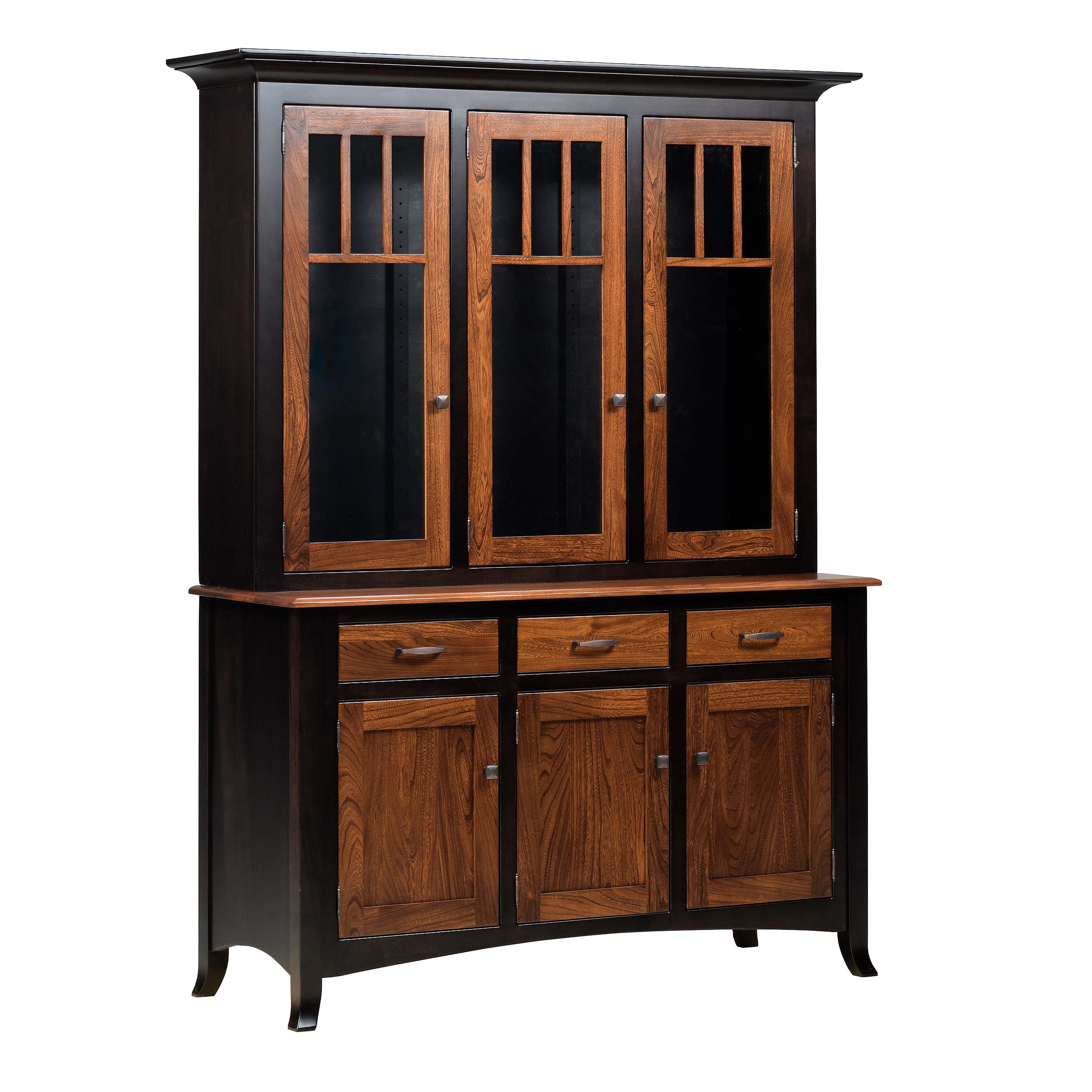 QW Amish Charlestown 3 Door Hutch & Buffet - Image 11