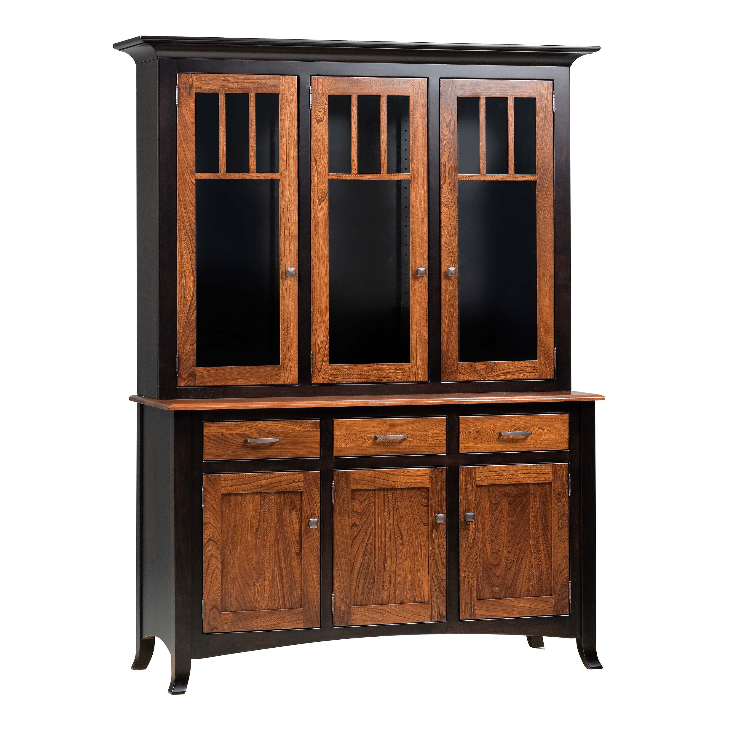 QW Amish Charlestown 3 Door Hutch & Buffet - Image 12