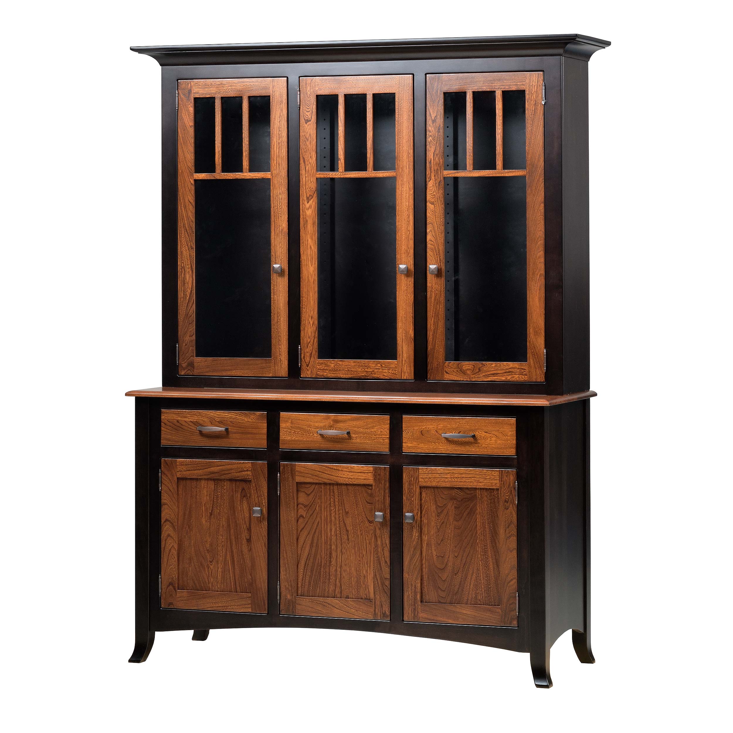QW Amish Charlestown 3 Door Hutch & Buffet - Image 16