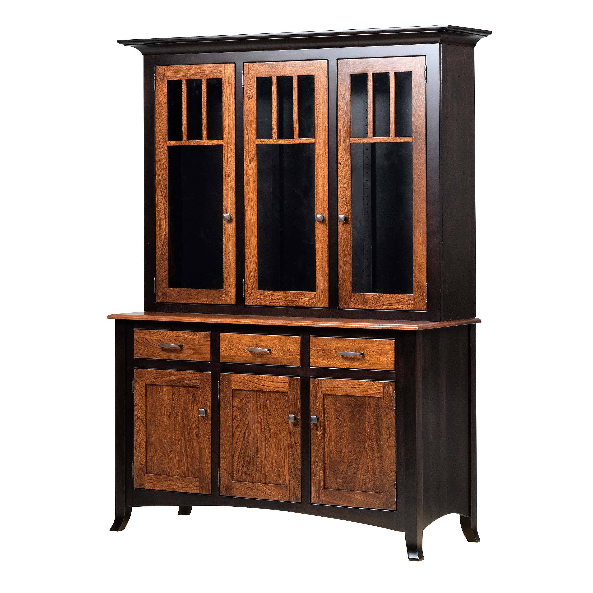 QW Amish Charlestown 3 Door Hutch & Buffet - Image 17