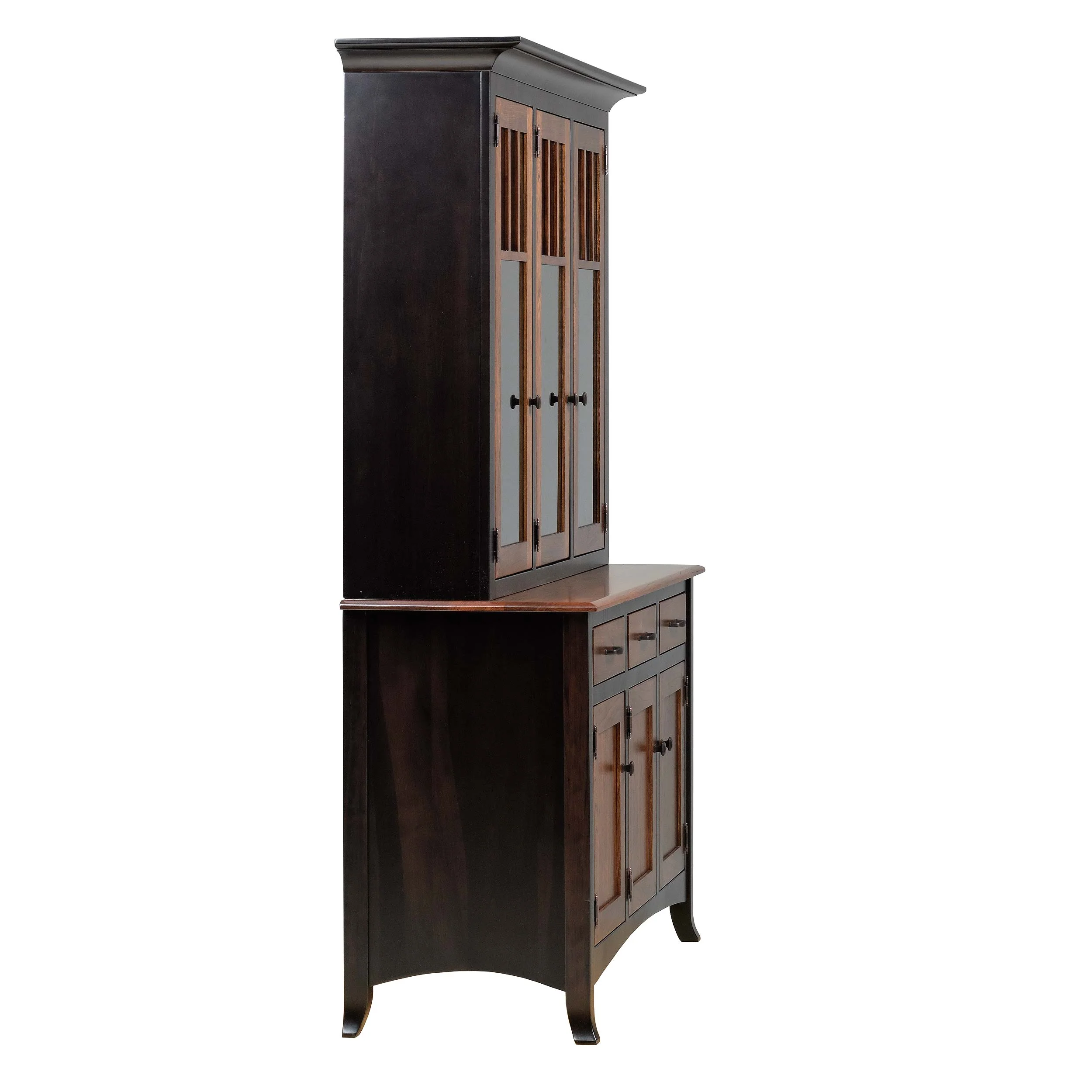 QW Amish Charlestown 3 Door Hutch & Buffet - Image 6