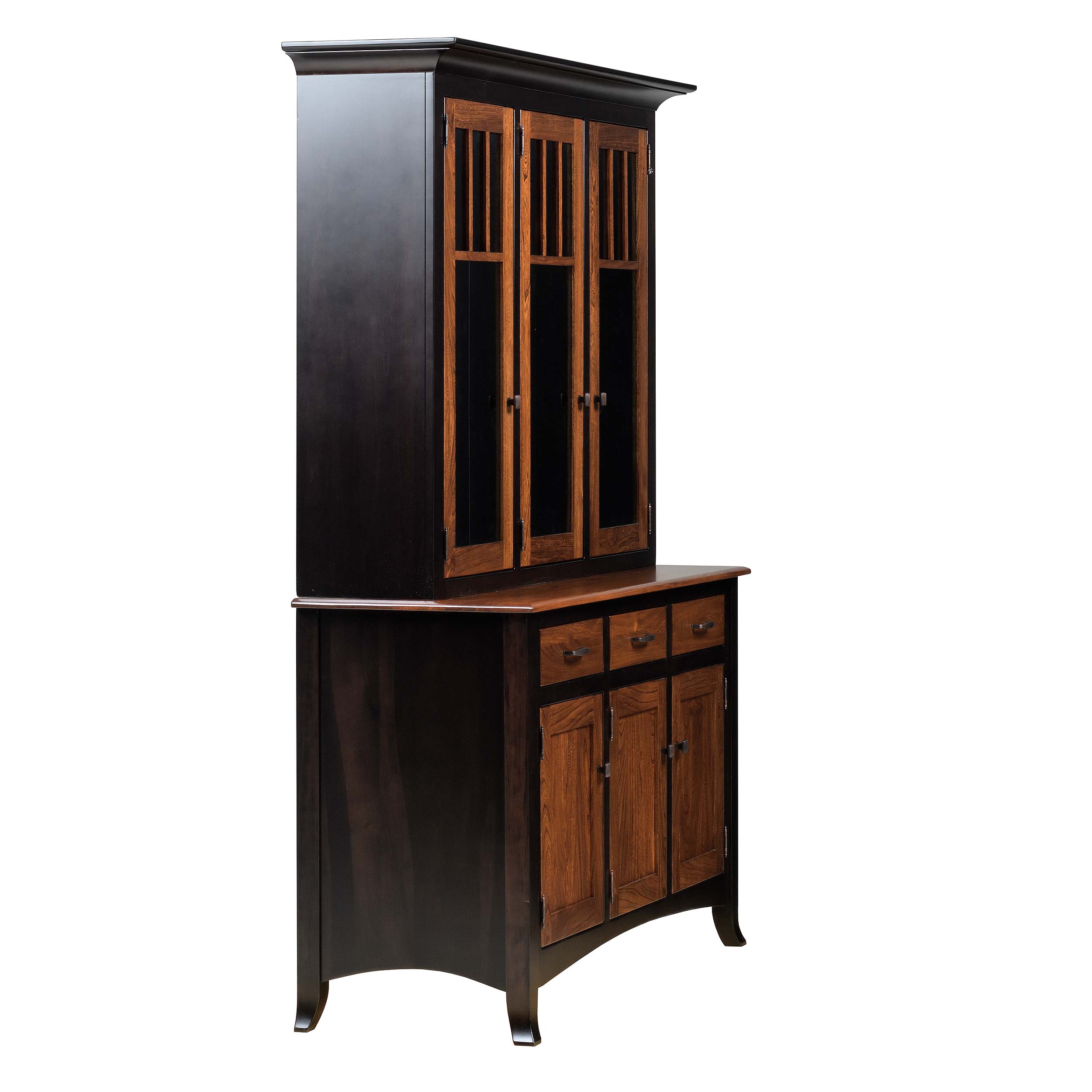 QW Amish Charlestown 3 Door Hutch & Buffet - Image 7
