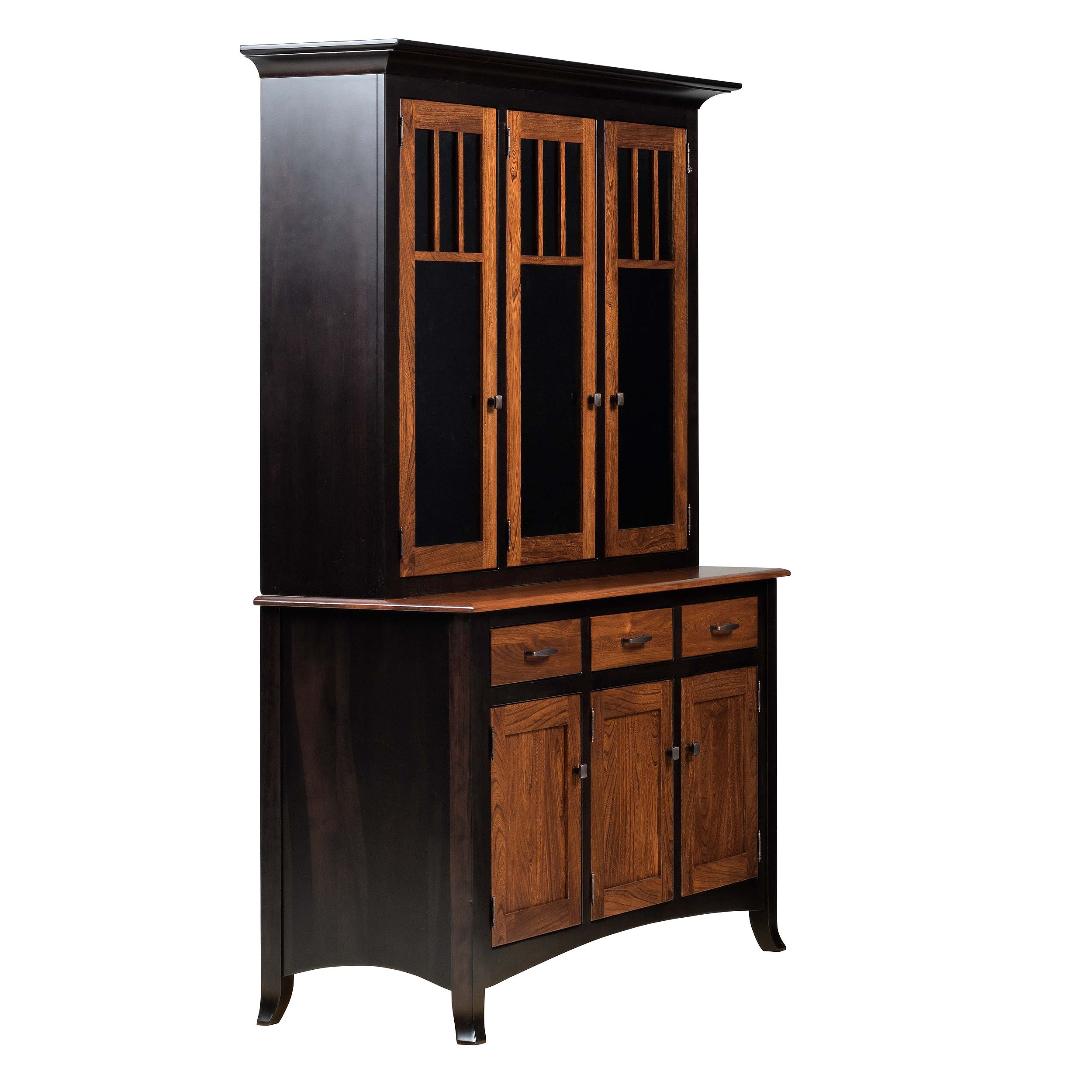 QW Amish Charlestown 3 Door Hutch & Buffet - Image 8