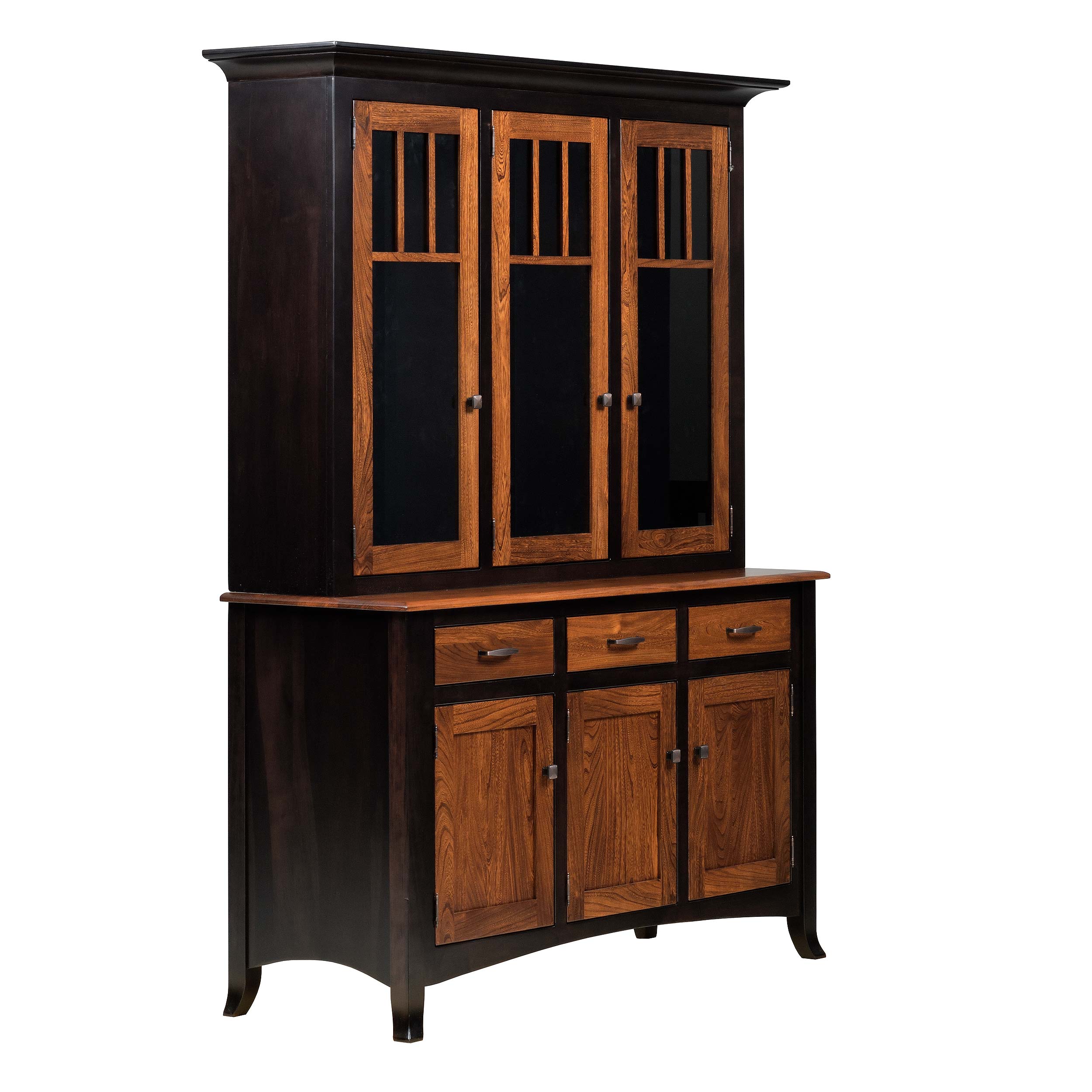 QW Amish Charlestown 3 Door Hutch & Buffet - Image 9