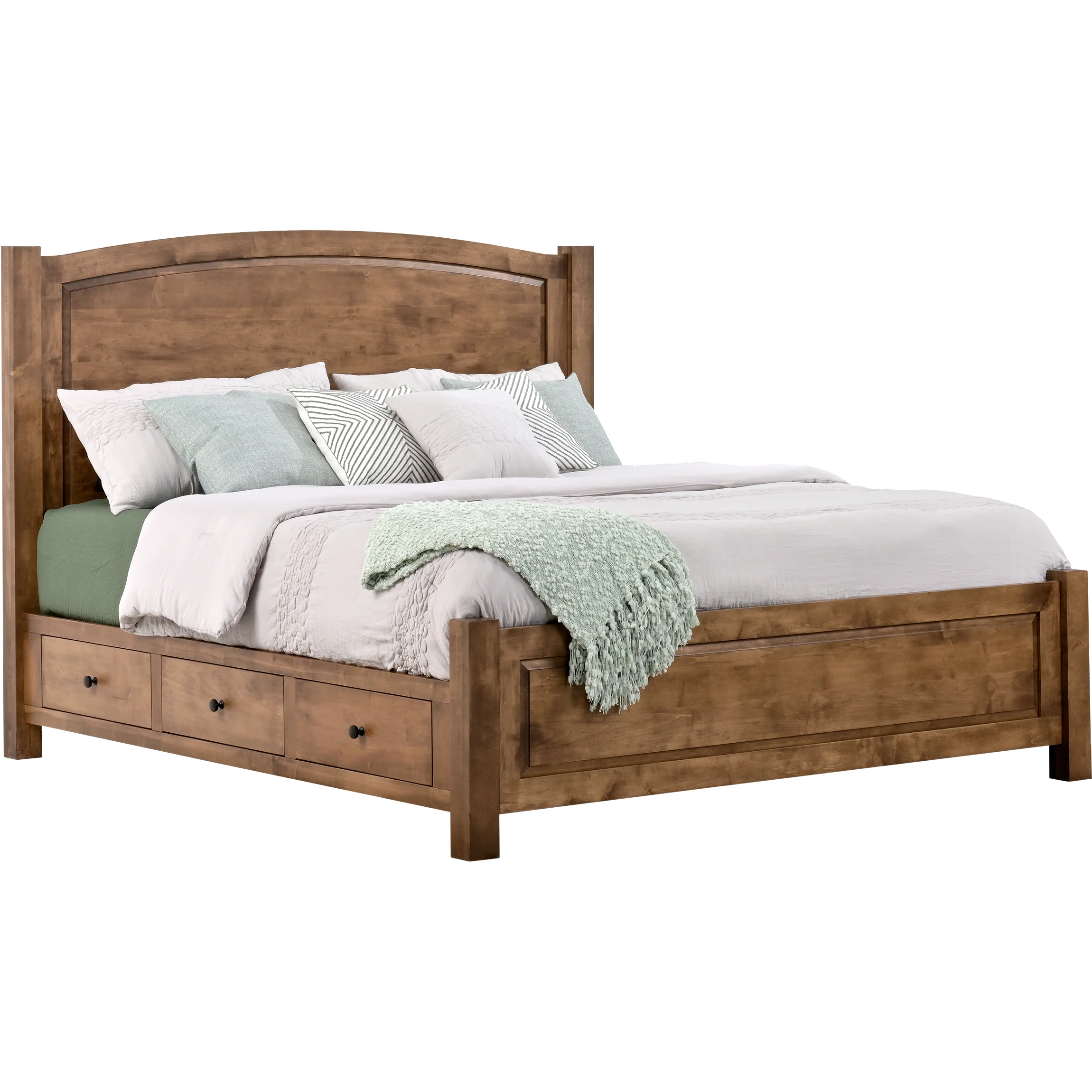 QW Amish Charlotte 5pc Set w/ Storage Bed - Image 2