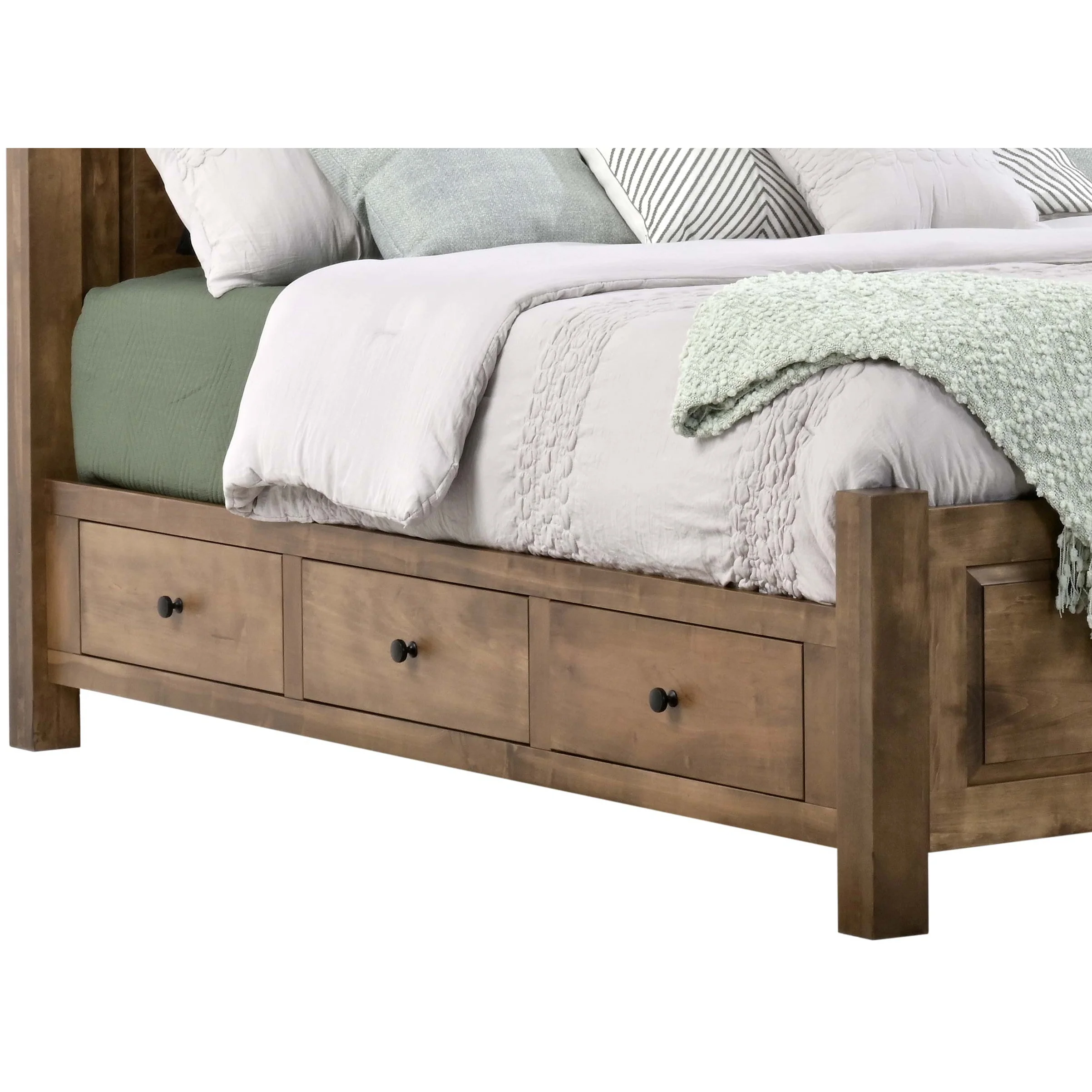 QW Amish Charlotte 5pc Set w/ Storage Bed - Image 7