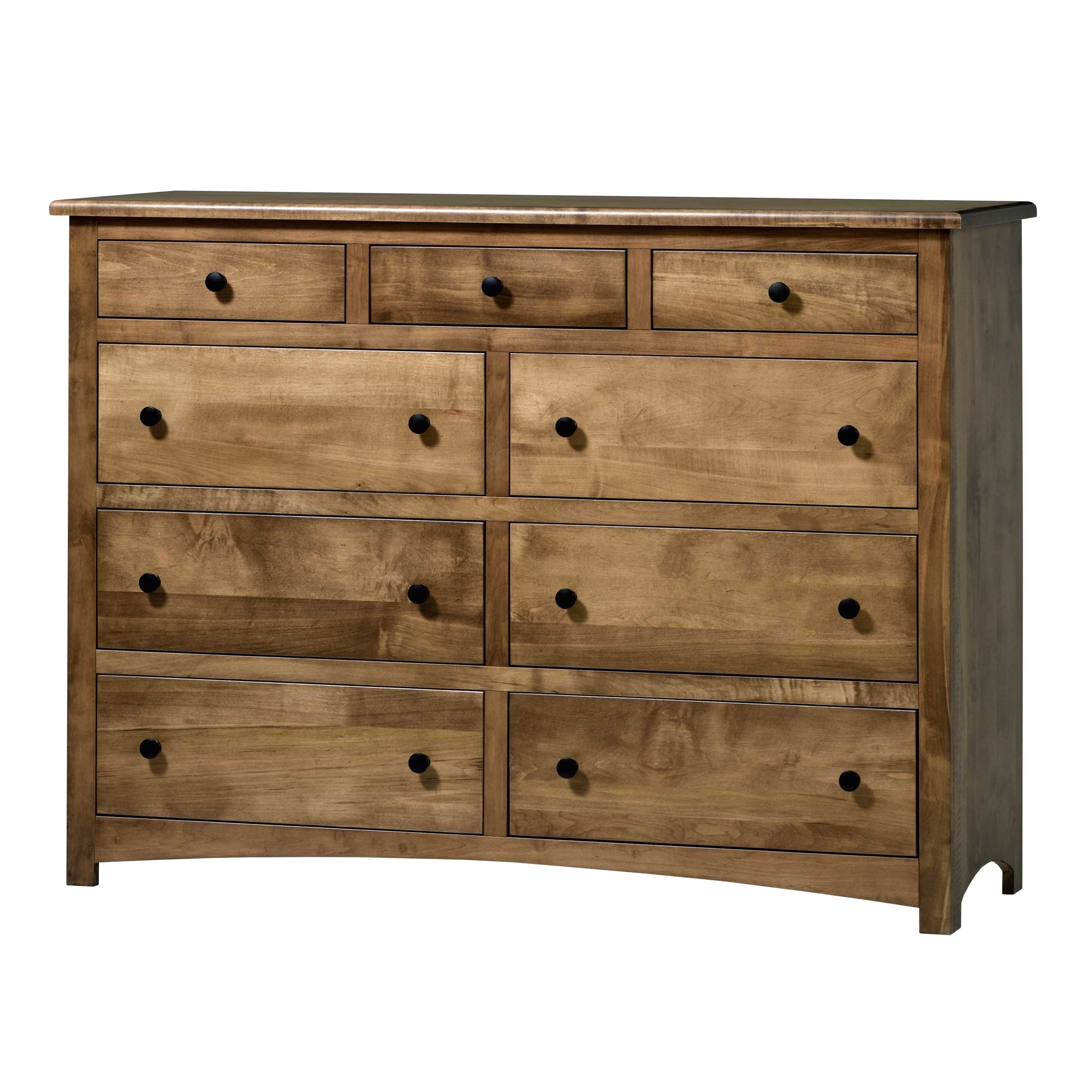 QW Amish Charlotte High Dresser w/ Optional Mirror - Image 20