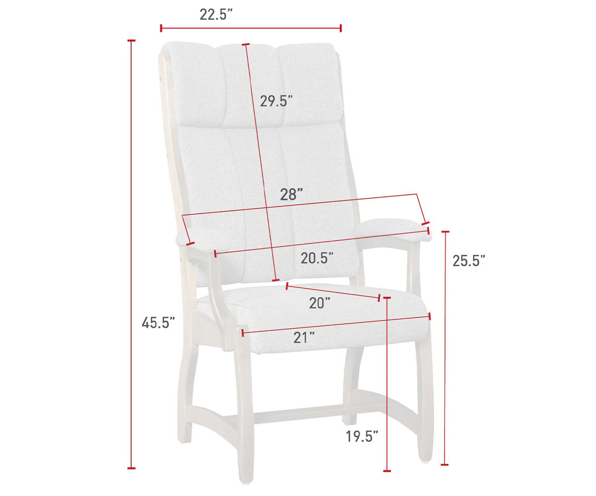 QW Amish Clark Client Chair - Image 3
