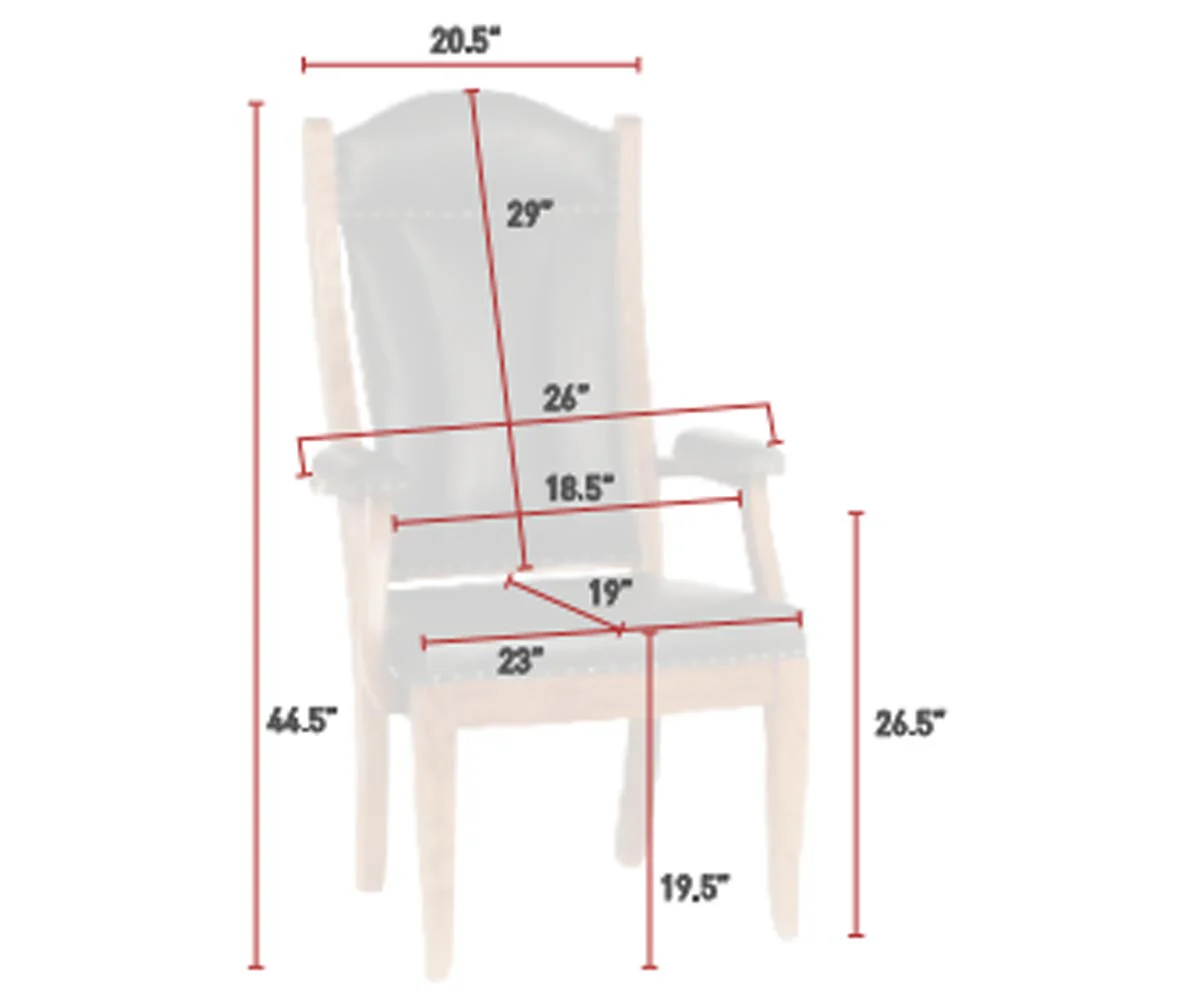 QW Amish Client Arm Chair - Image 5