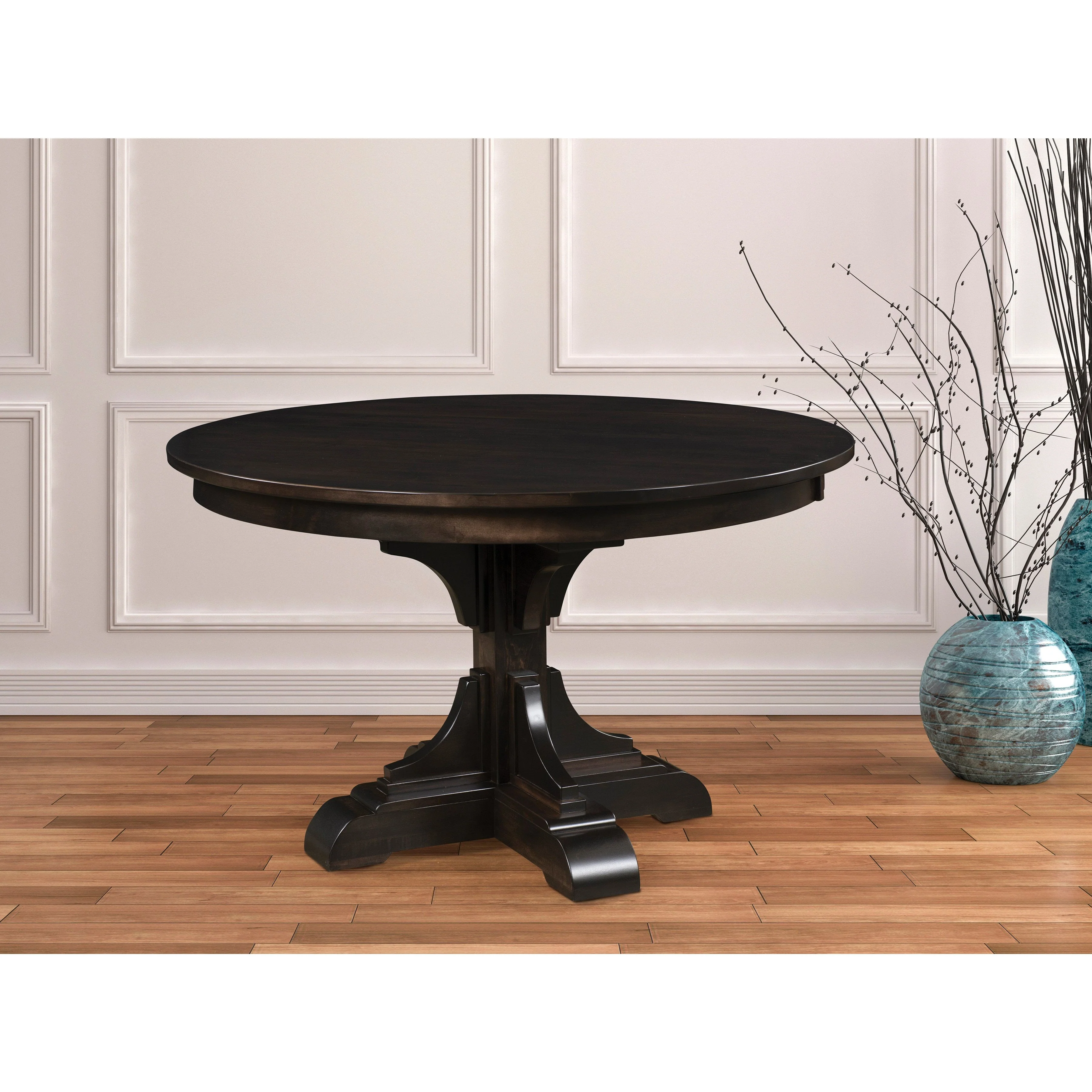 QW Amish Clifford Single Pedestal Table - Image 2