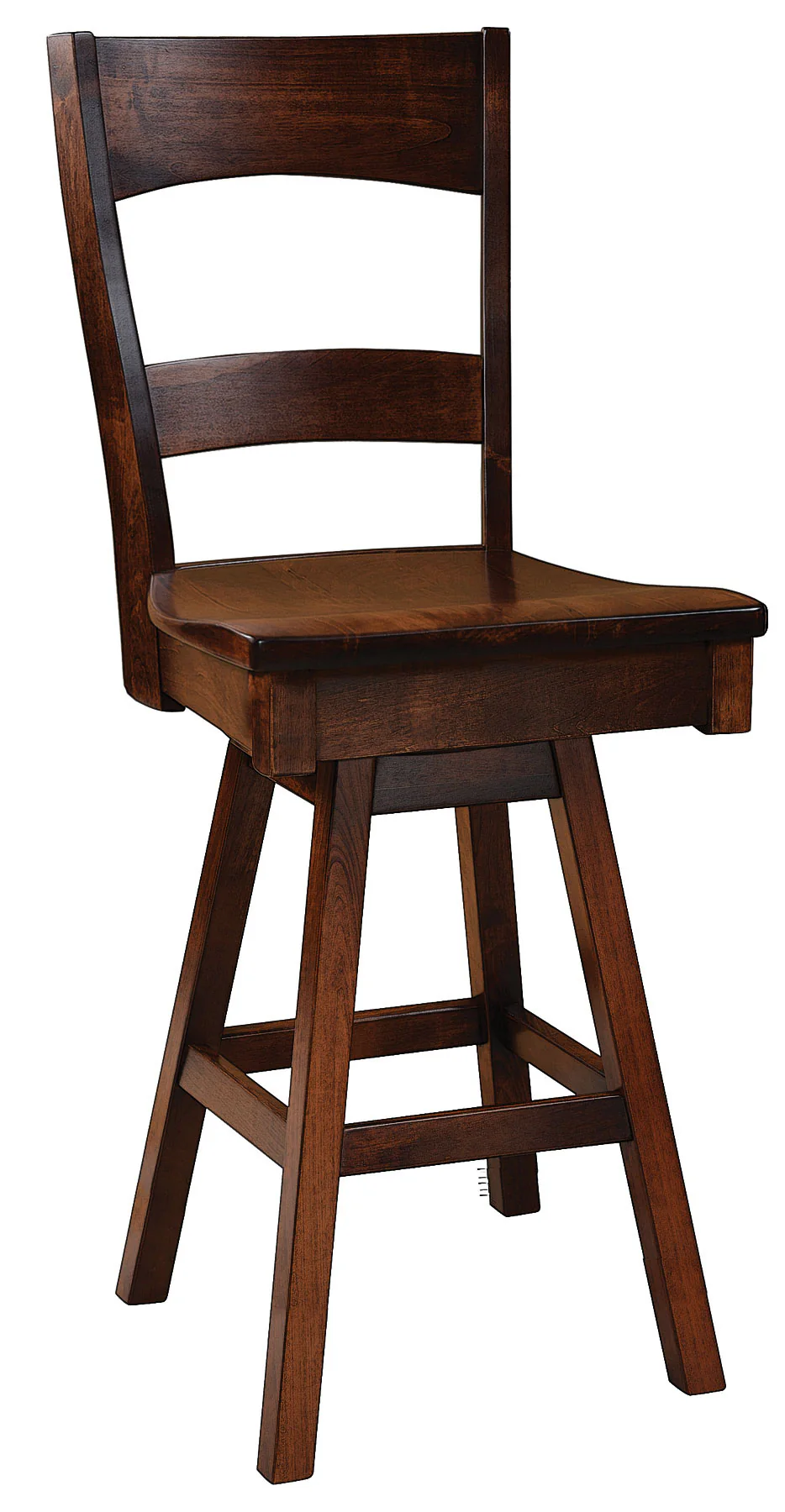 QW Amish Cody Swivel Bar Chair - Image 2