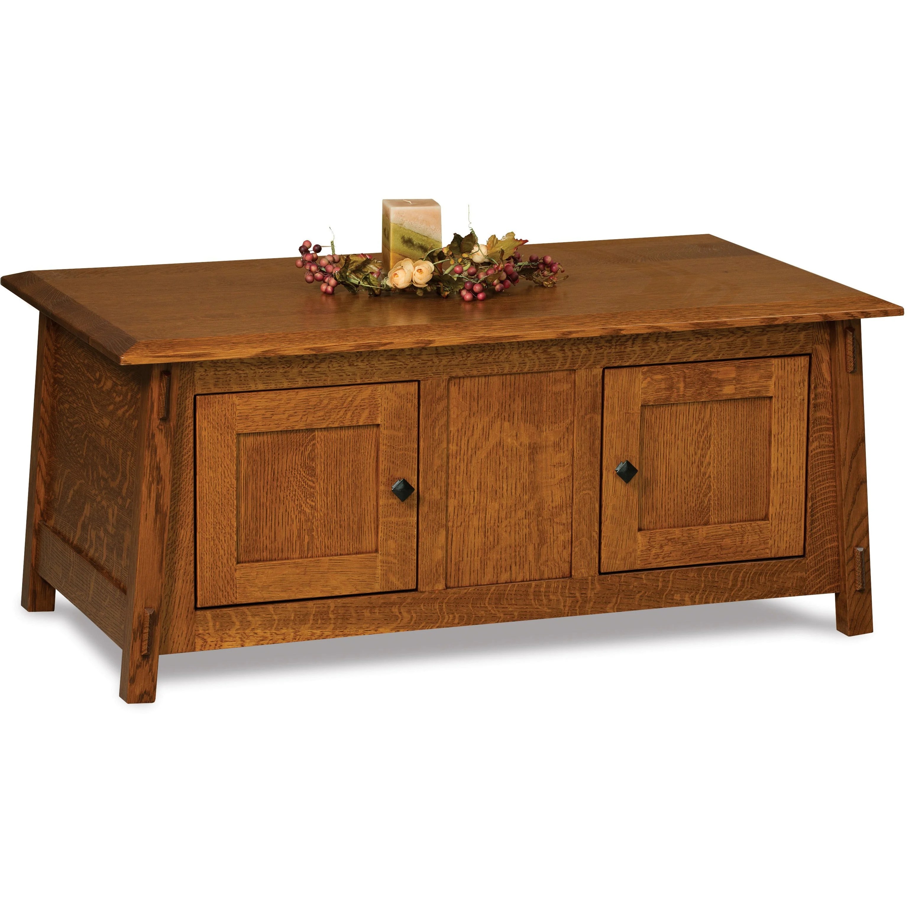 QW Amish Colbran Enclosed Coffee Table w/ Optional Lift Top - Image 2