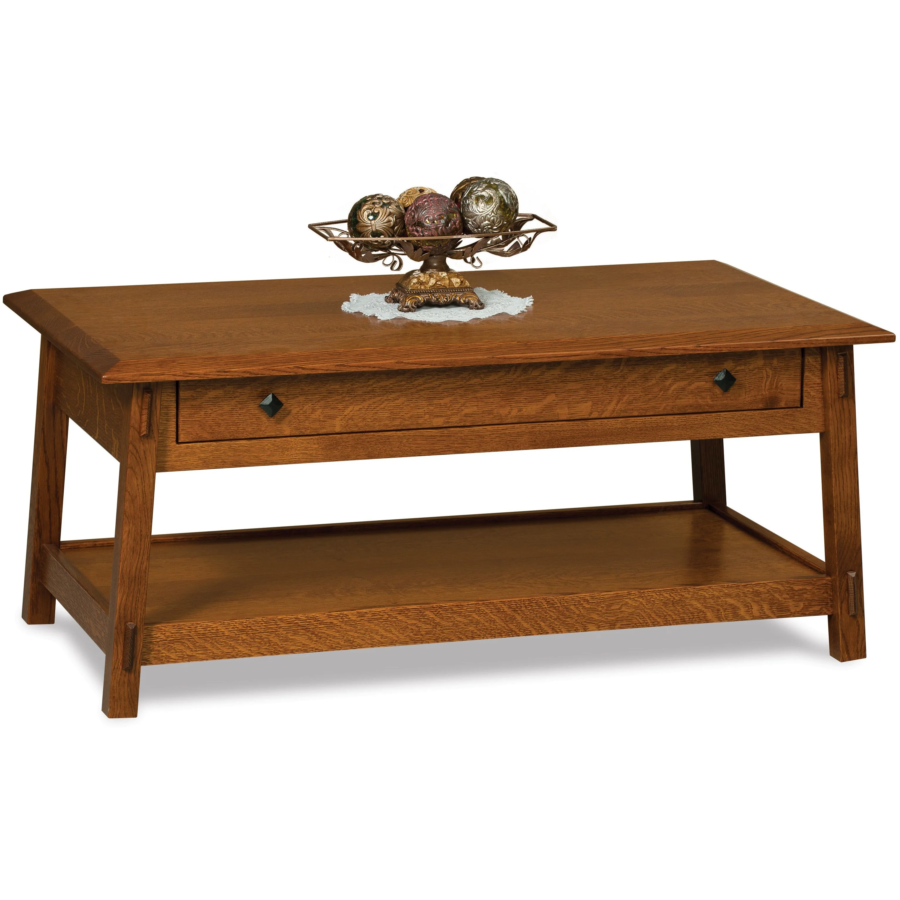 QW Amish Colbran Open Coffee Table w/ Optional Lift Top - Image 2