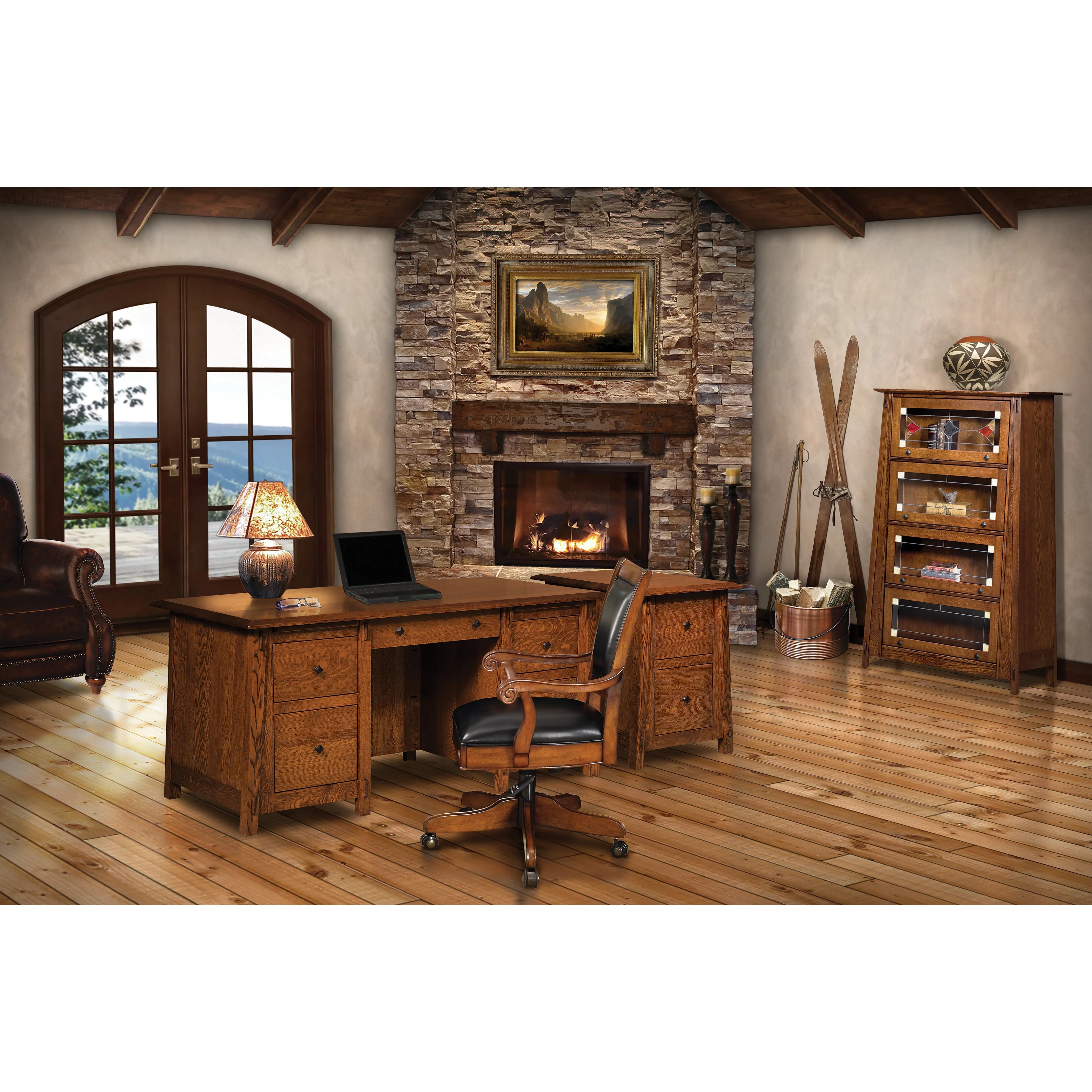 QW Amish Colbran Wall Desk - Image 2