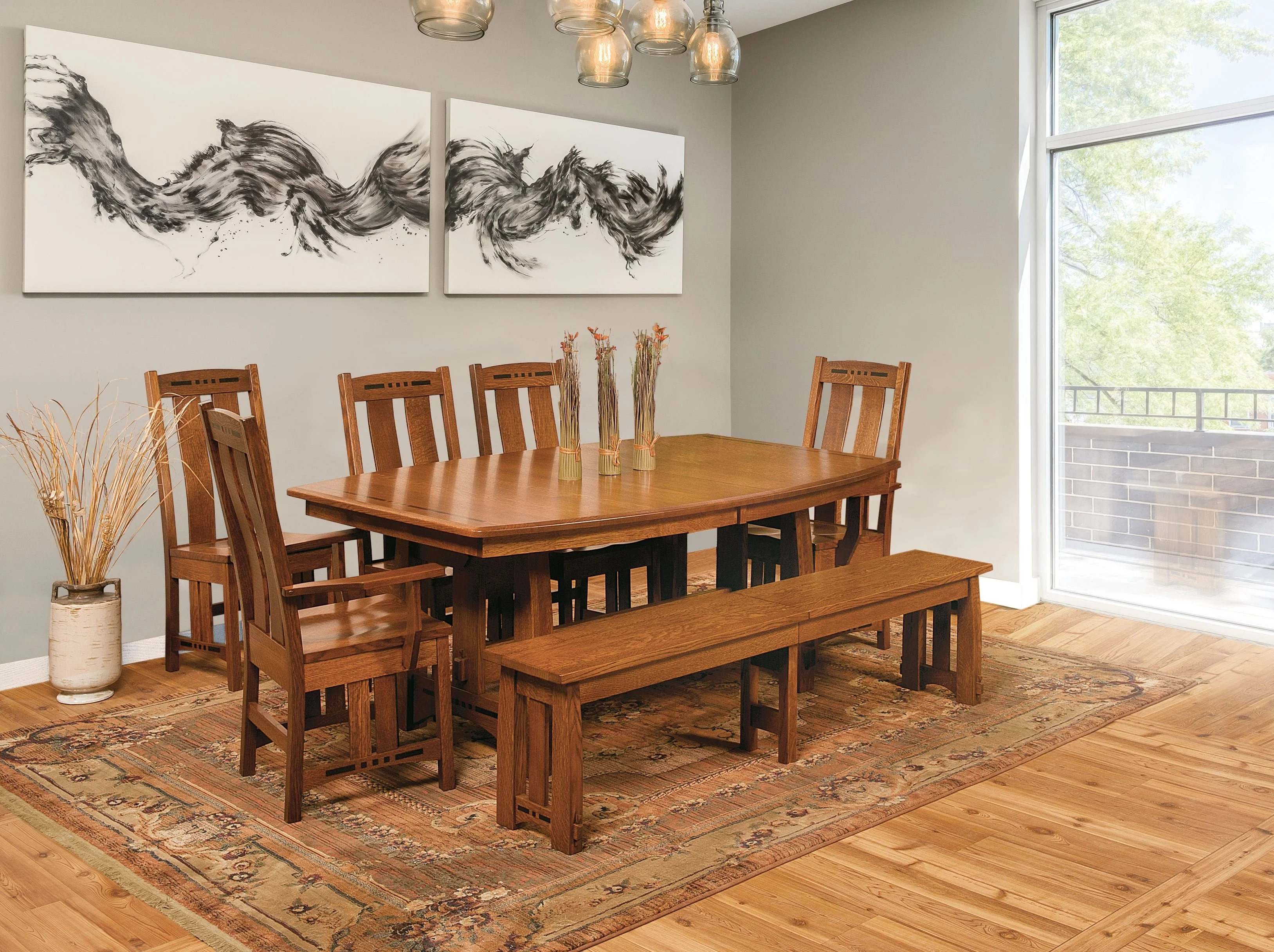 QW Amish Colebrook Side Chair - Image 2