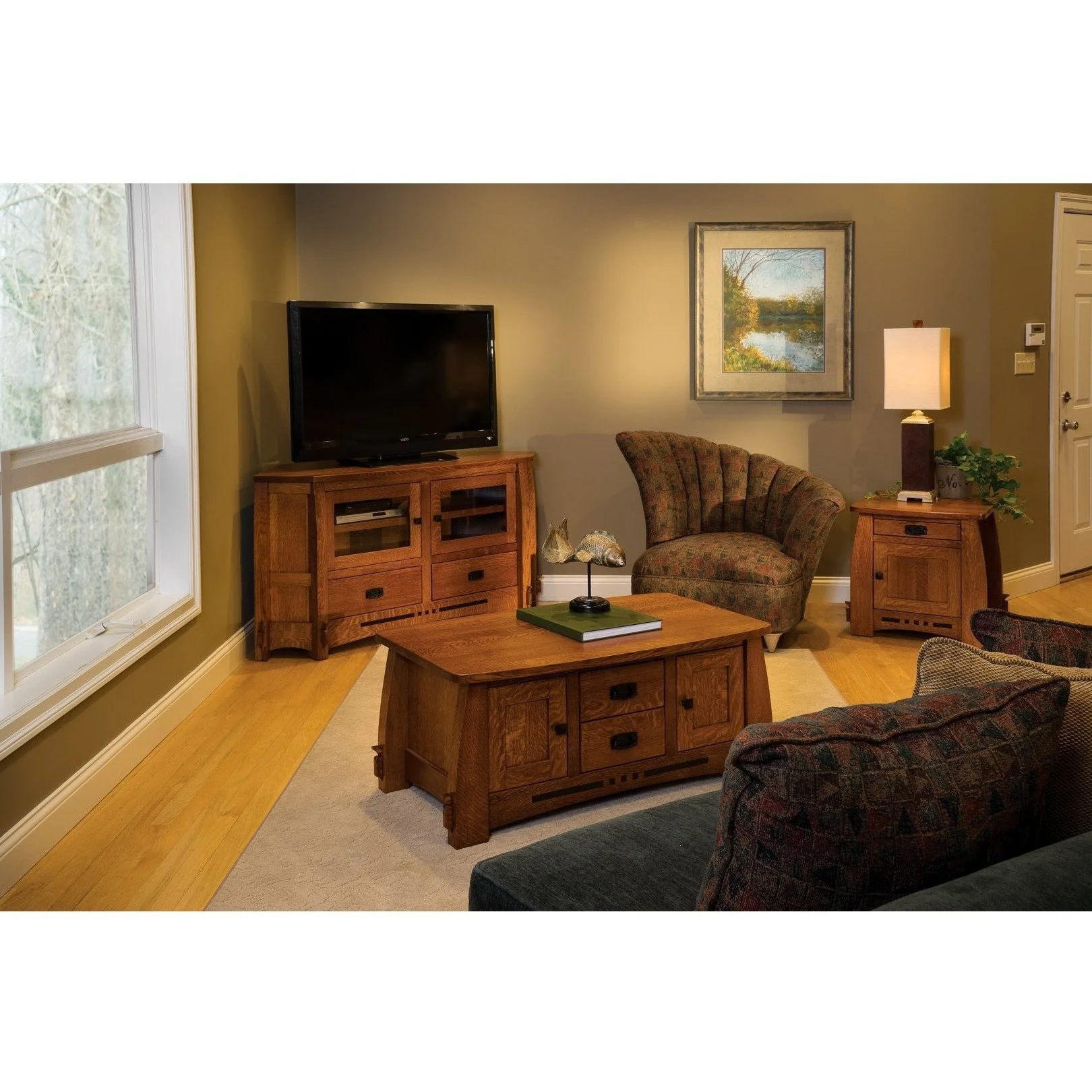 QW Amish Colebrook Sofa Table - Image 4