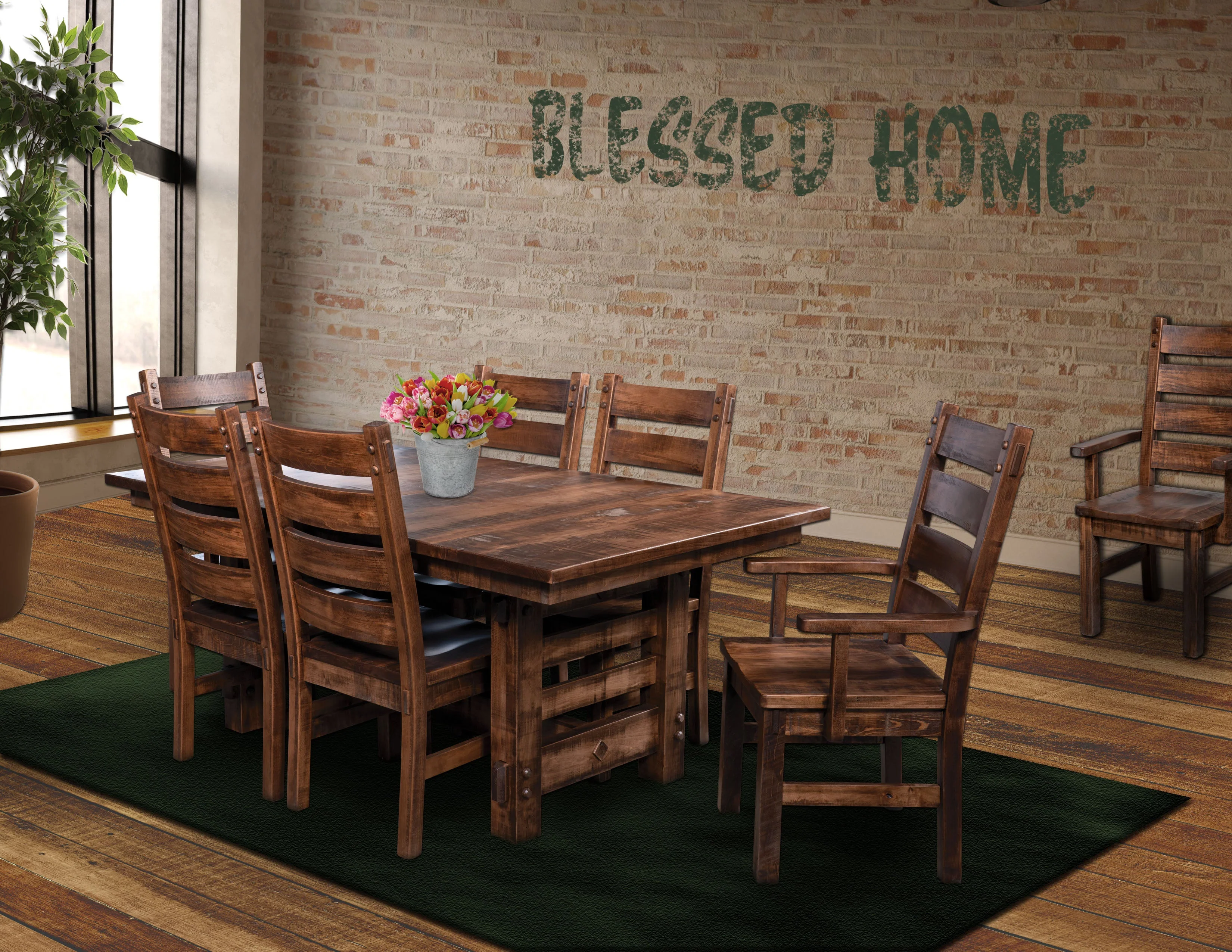 QW Amish Columbus Side Chair - Image 3