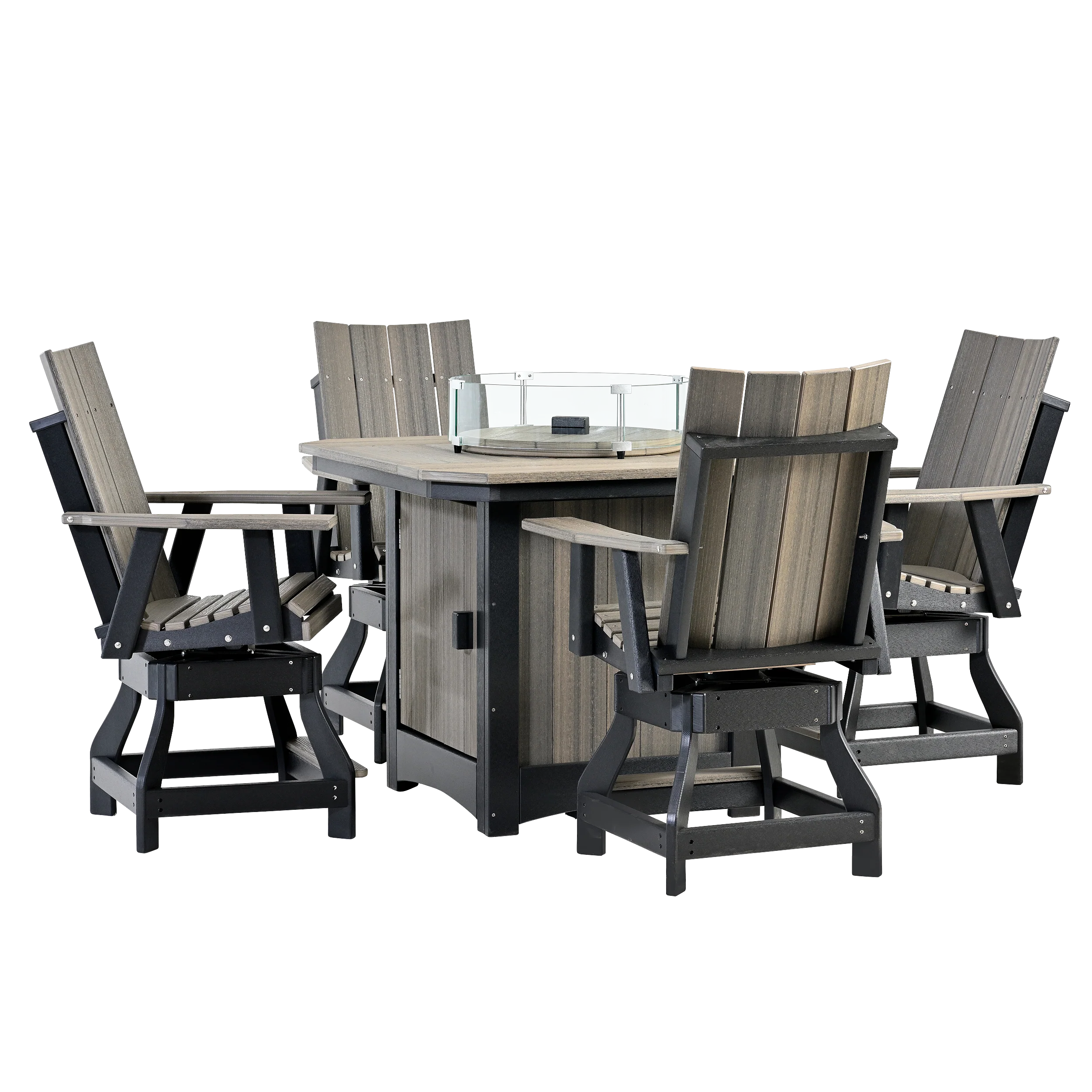 QW Amish Contempo Swivel Counter Chair - Image 5