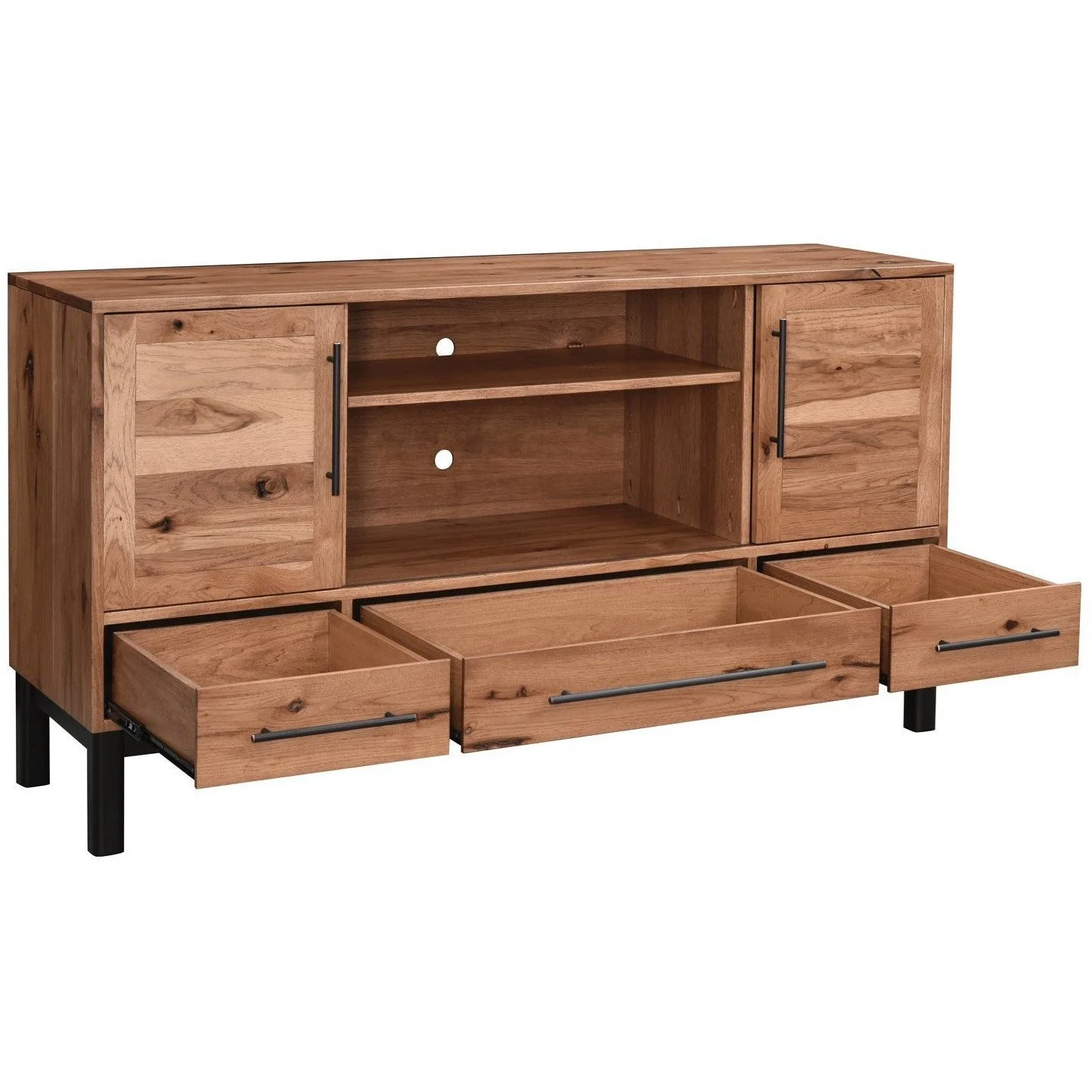 QW Amish Cooper TV Stand - Image 3