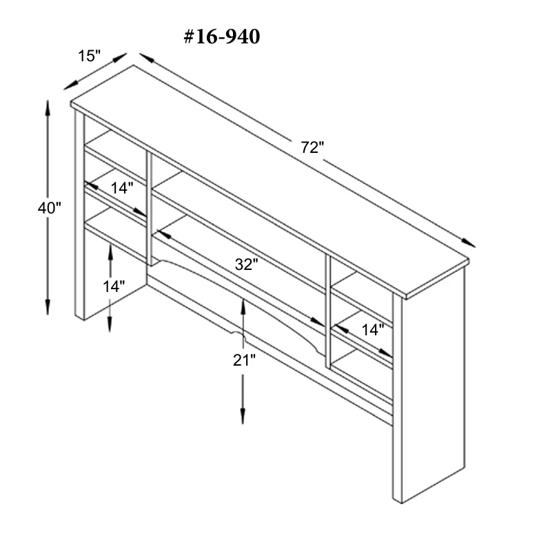 QW Amish Coventry L-Shape Desk w/ Optional Hutch - Image 6