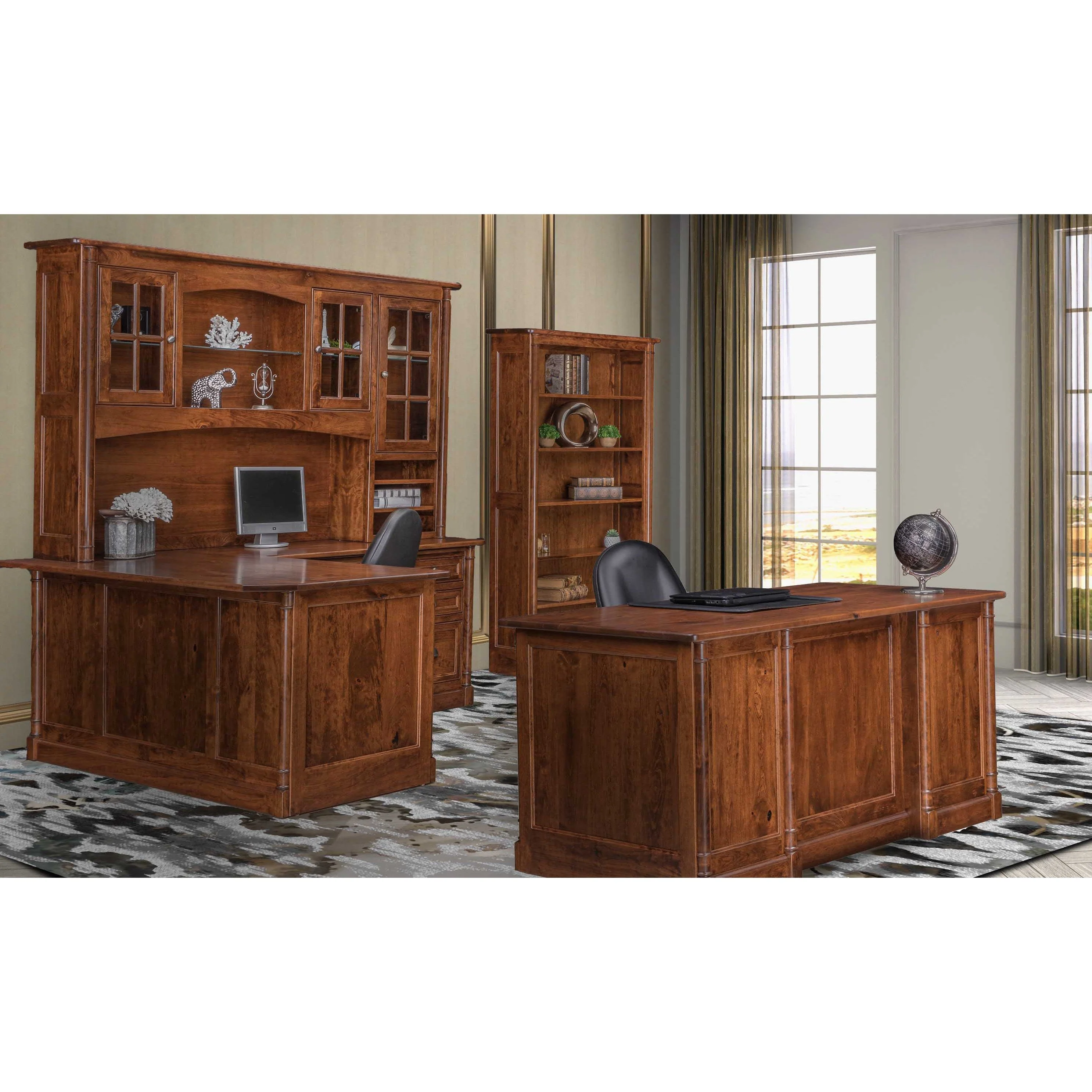QW Amish Covington Executive Desk - Image 4
