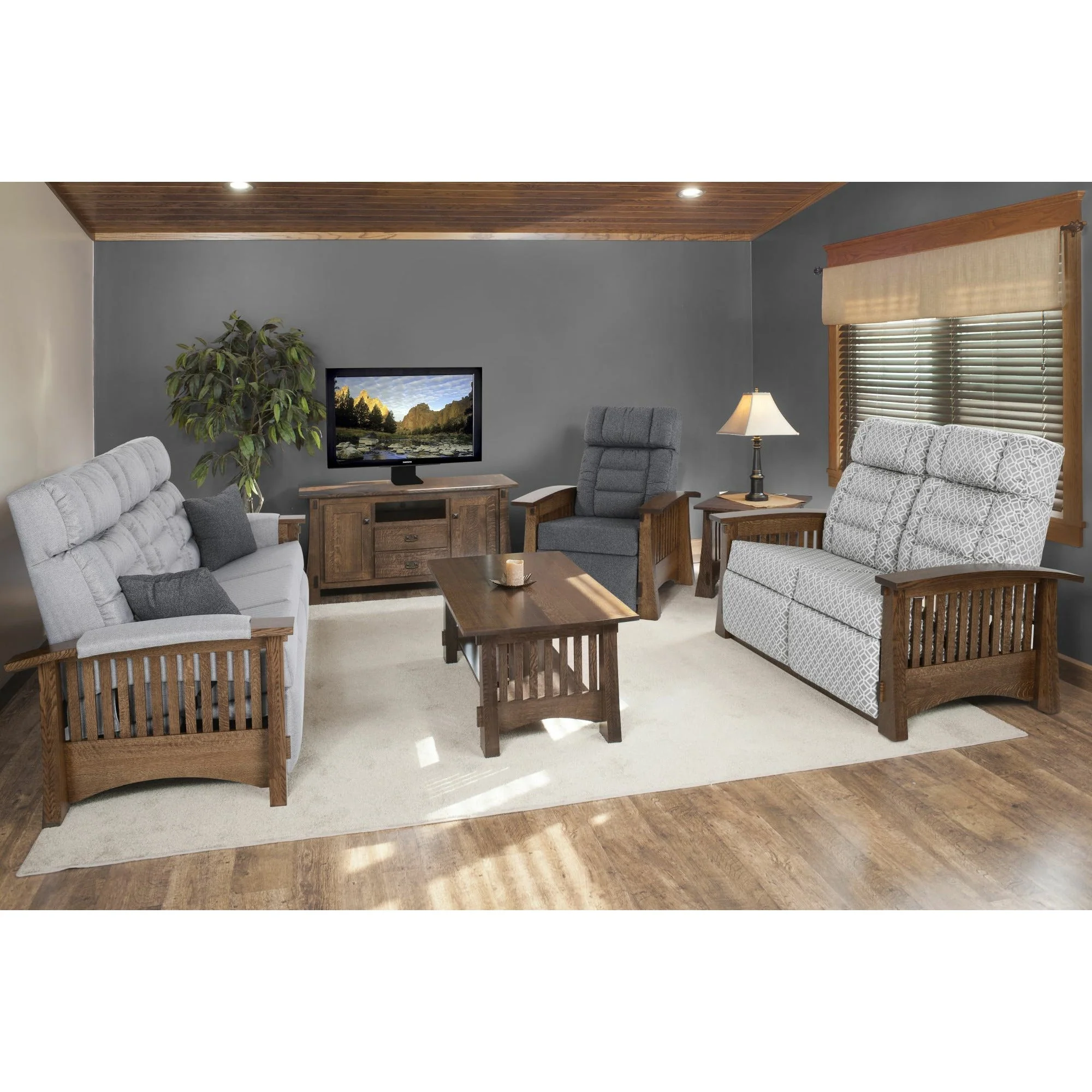 QW Amish Craftsman Mission Coffee Table - Image 3