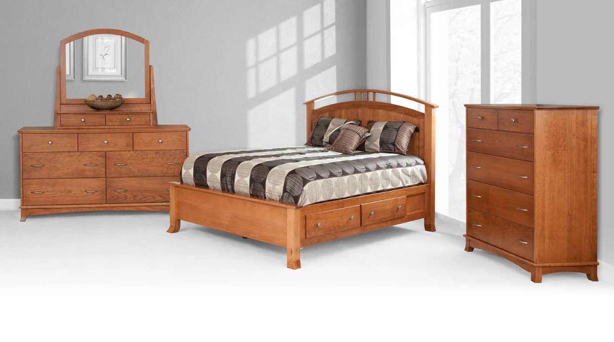 QW Amish Crescent 5 Drawer Chest of Drawers (deep drawers) - Image 2