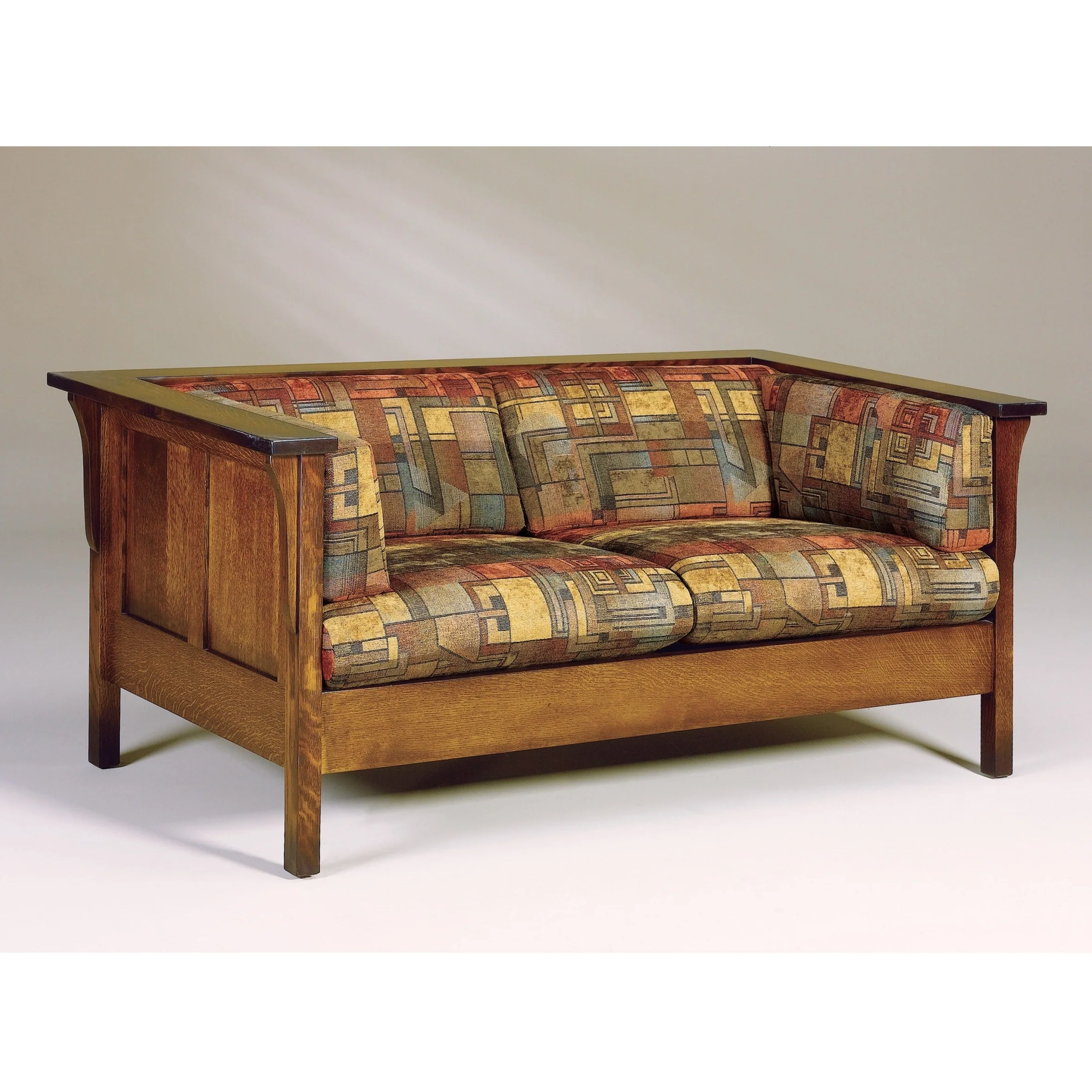 QW Amish Cubic Panel Loveseat - Image 2