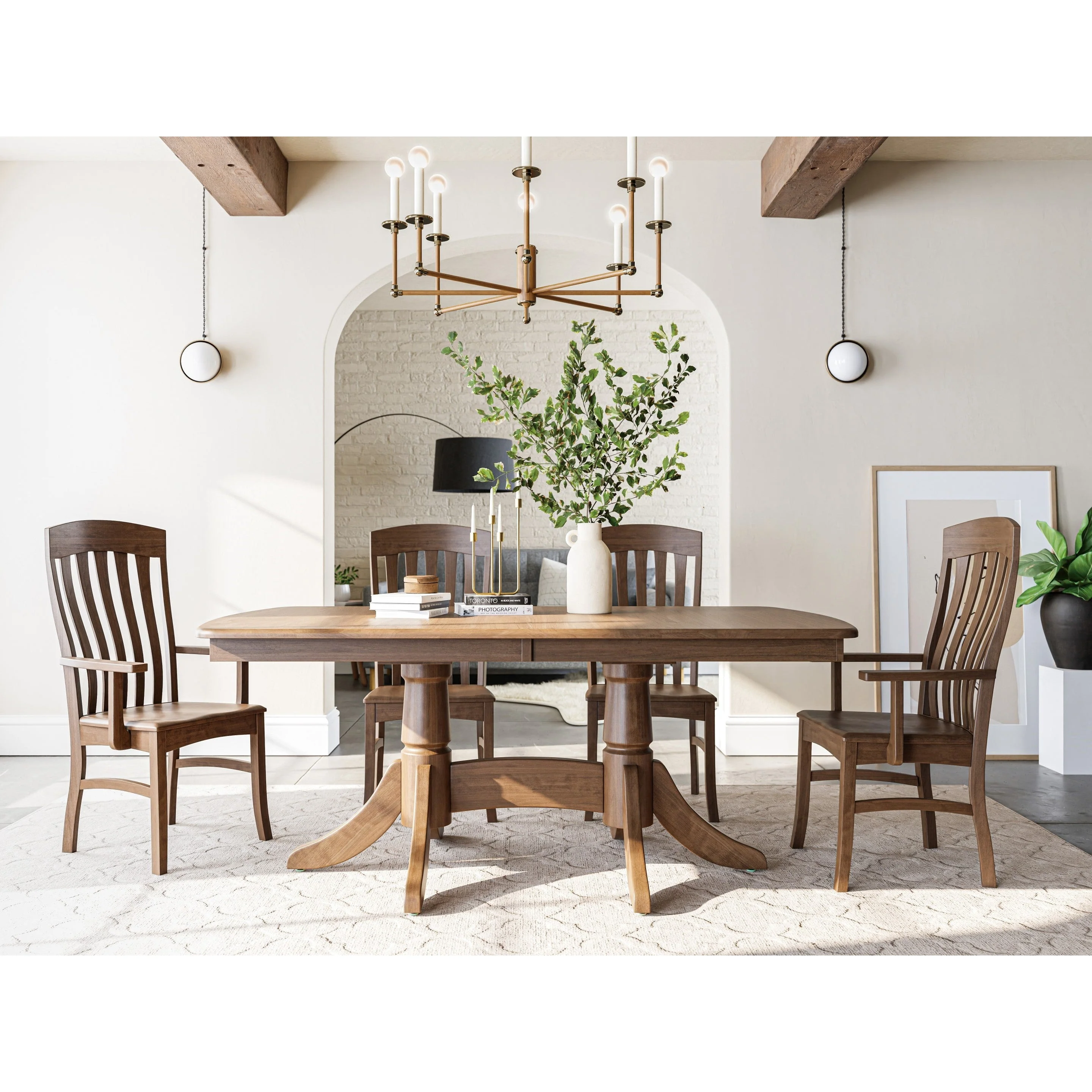 QW Amish Curry Arm Chair - Image 2