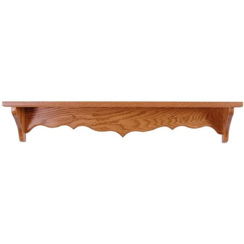 QW Amish Curved Back Shelf