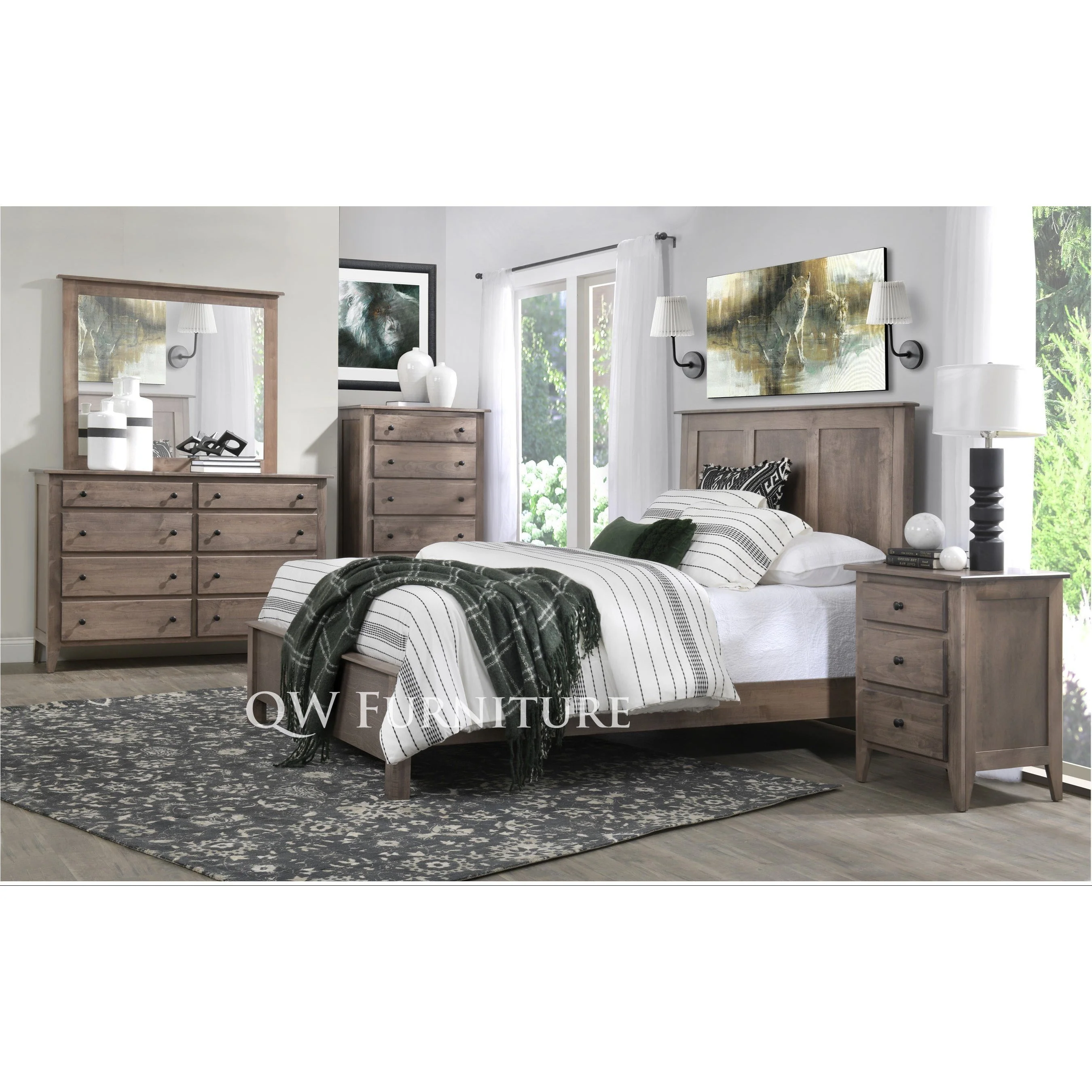 QW Amish Dallas Nightstand - Image 5