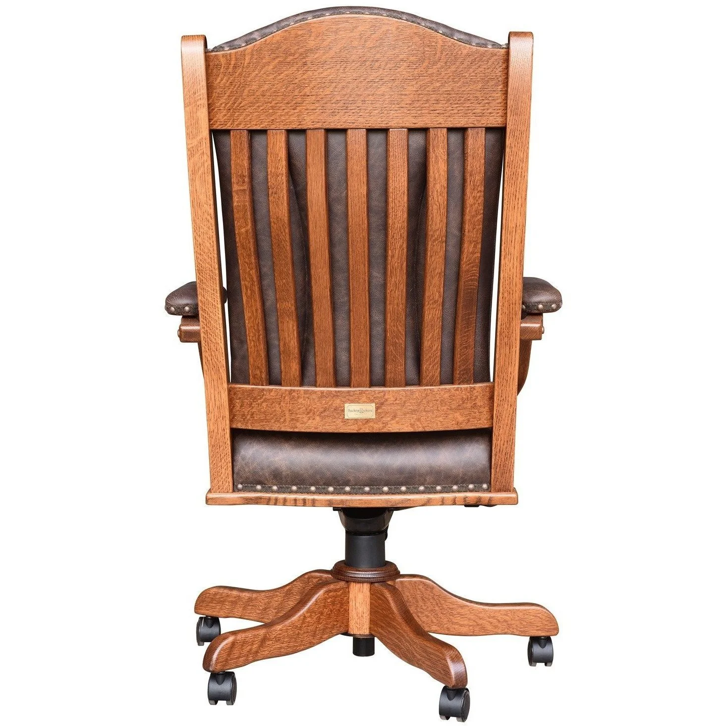 QW Amish Buckeye Desk Chair - Image 2