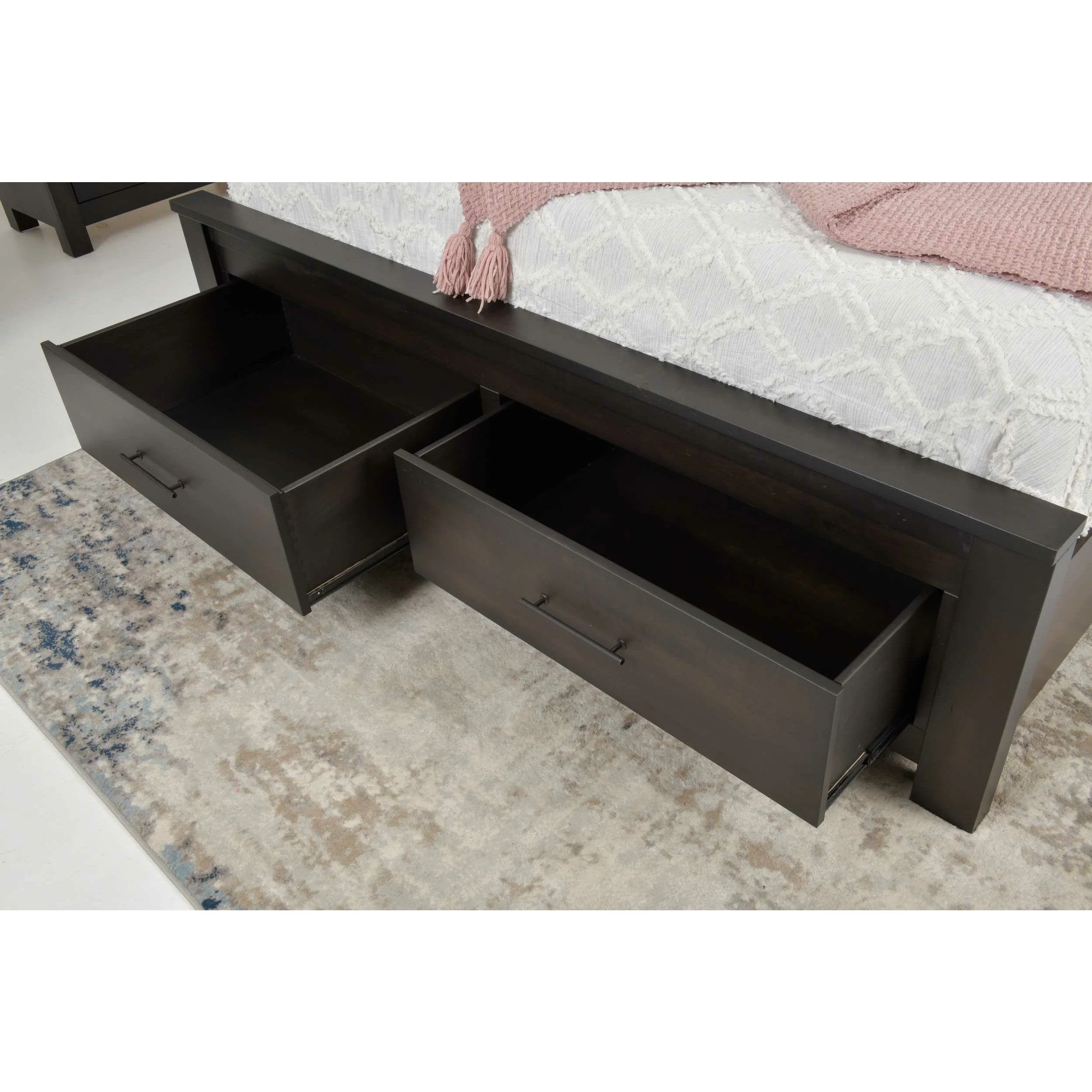 QW Amish Durango 2 Drawer Footboard Storage Bed - Image 7