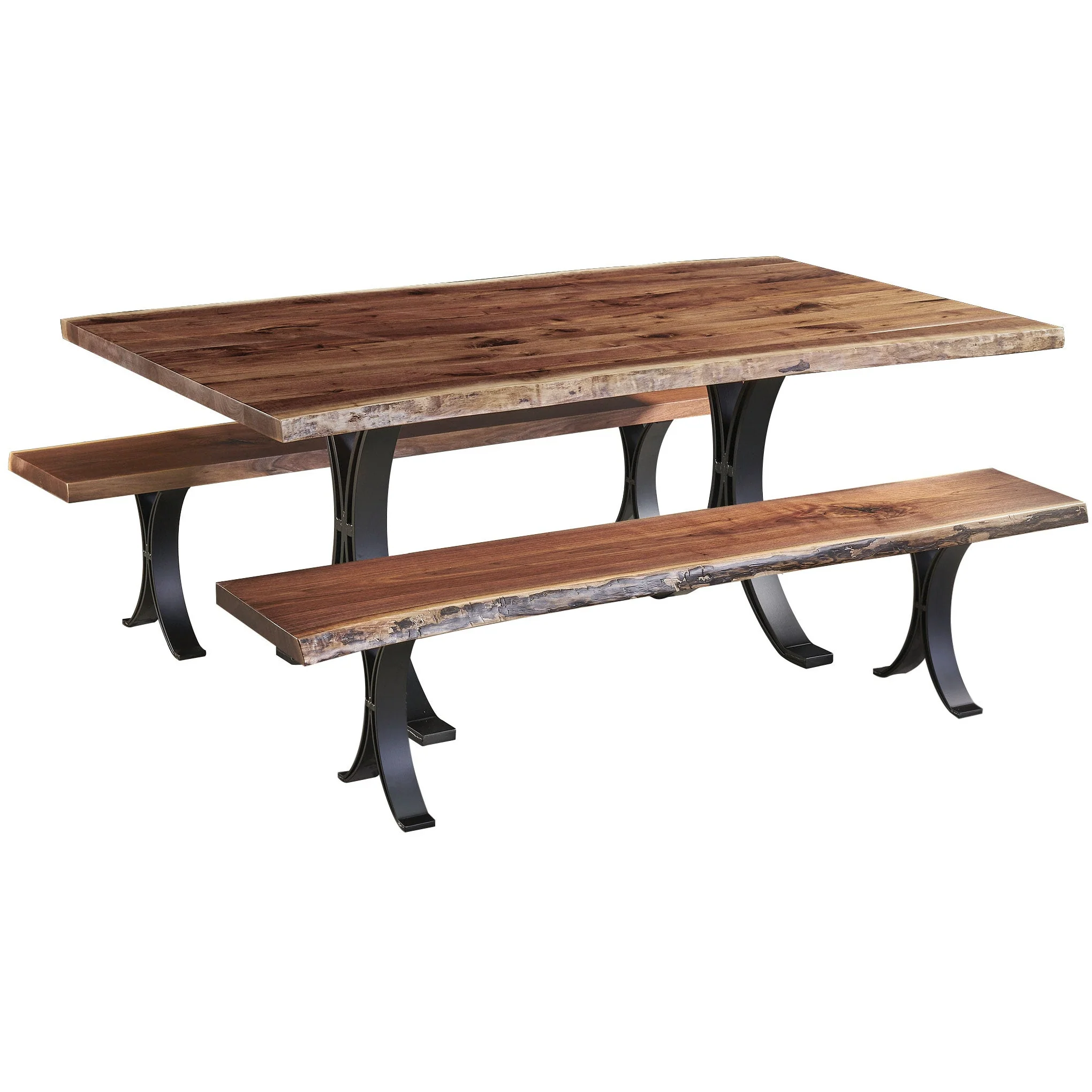 QW Amish Eclipse Live Edge Table - Image 3