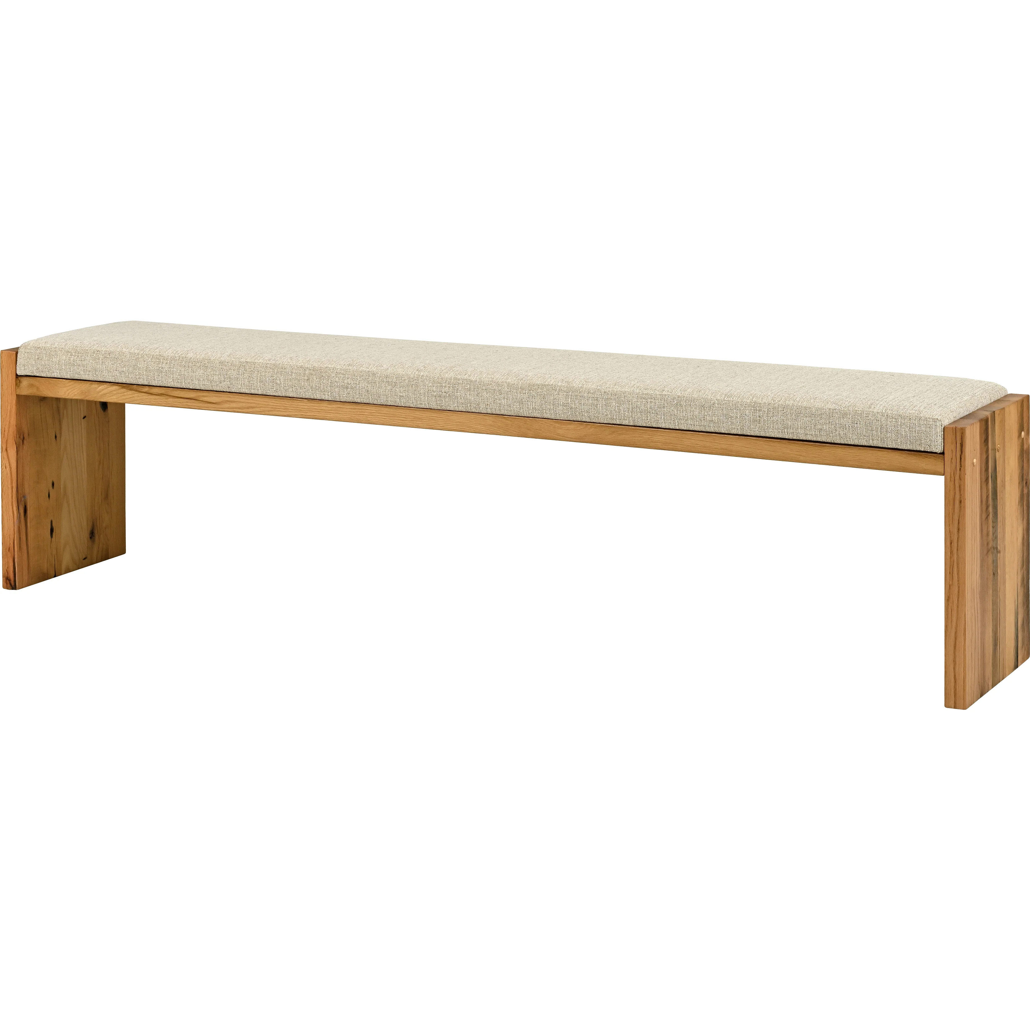 QW Amish Eden Reclaimed Barnwood Bench - Image 2
