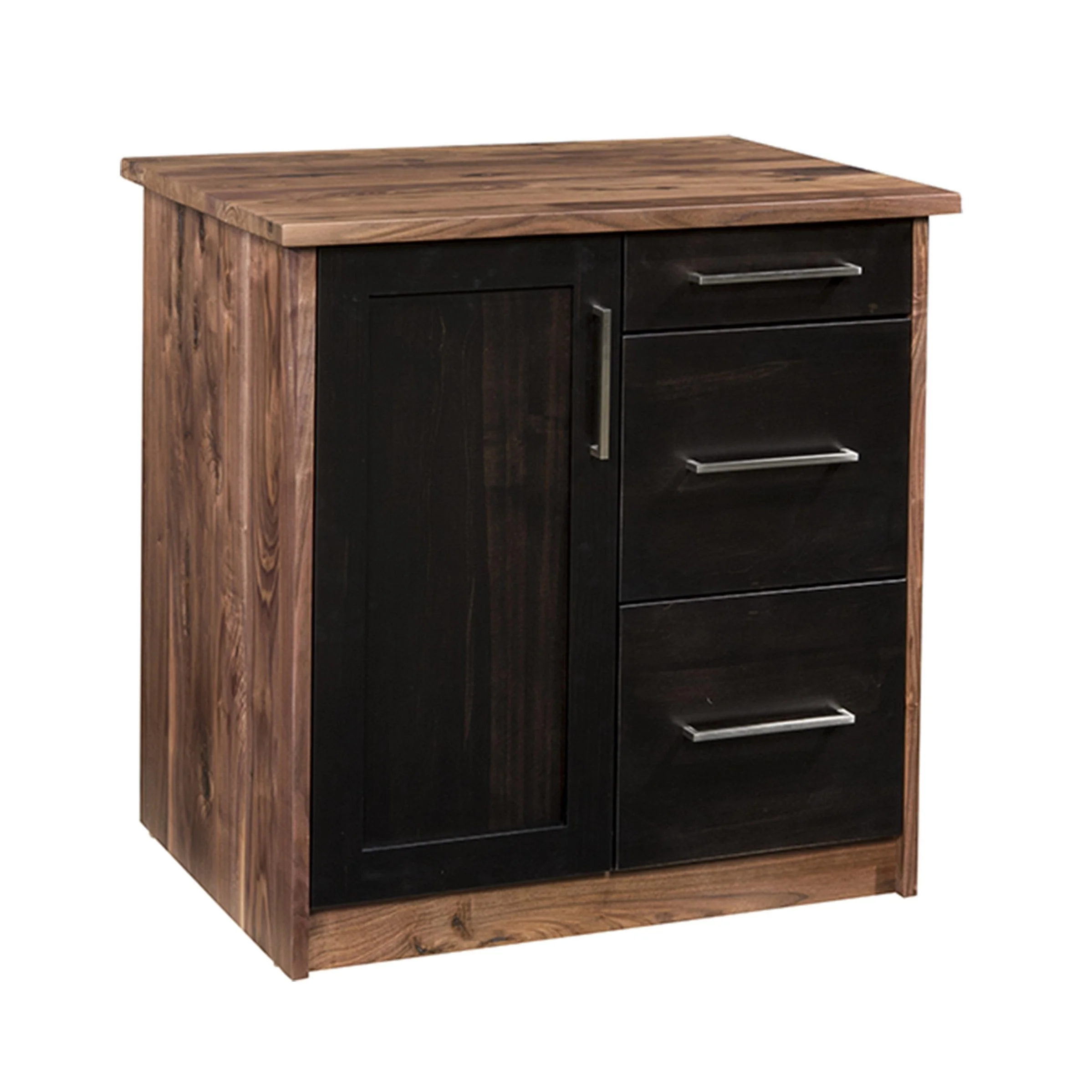 QW Amish Edgewood File Cabinet & Optional Bookcase Top - Image 3