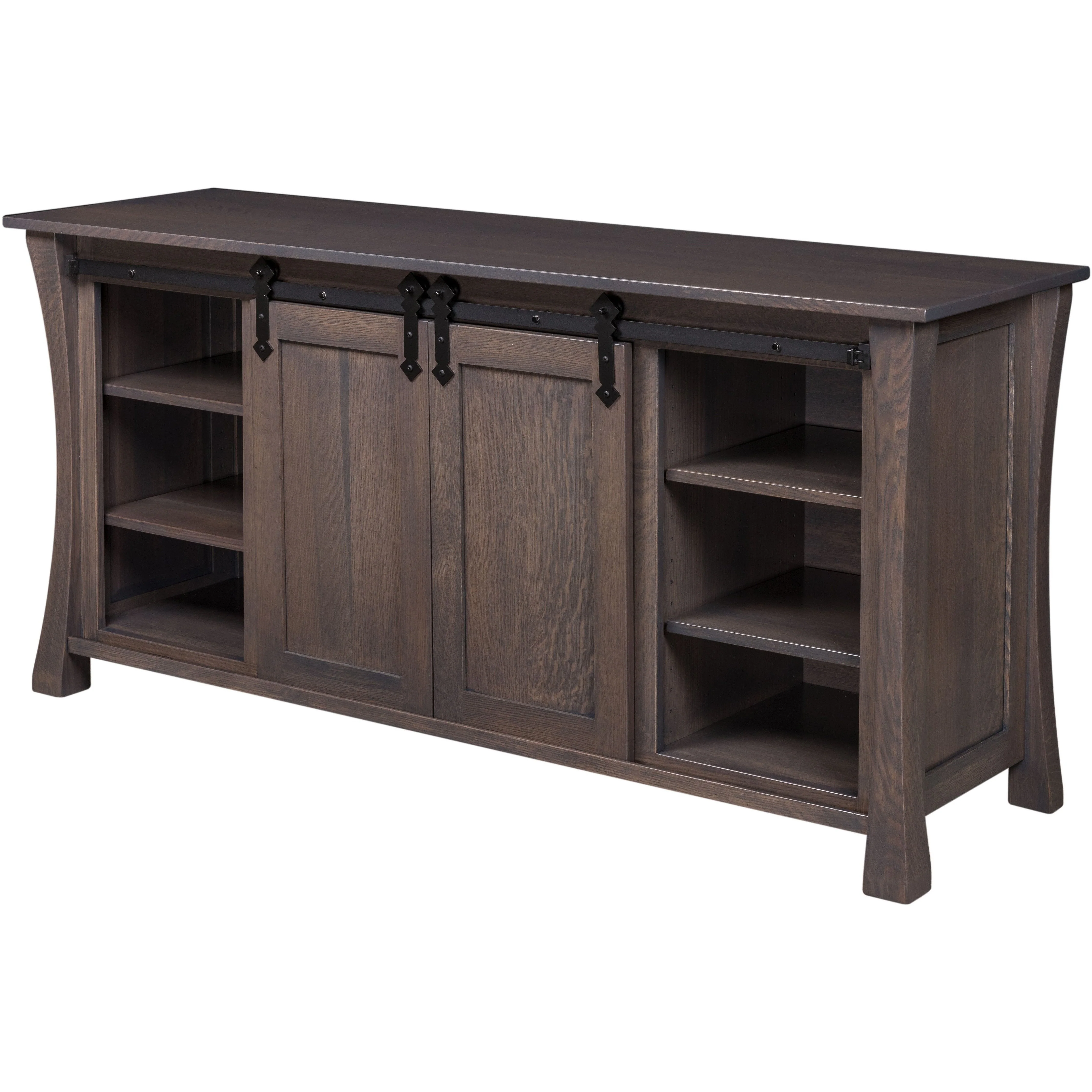 QW Amish Eldorado Fireplace Media Console - Image 2