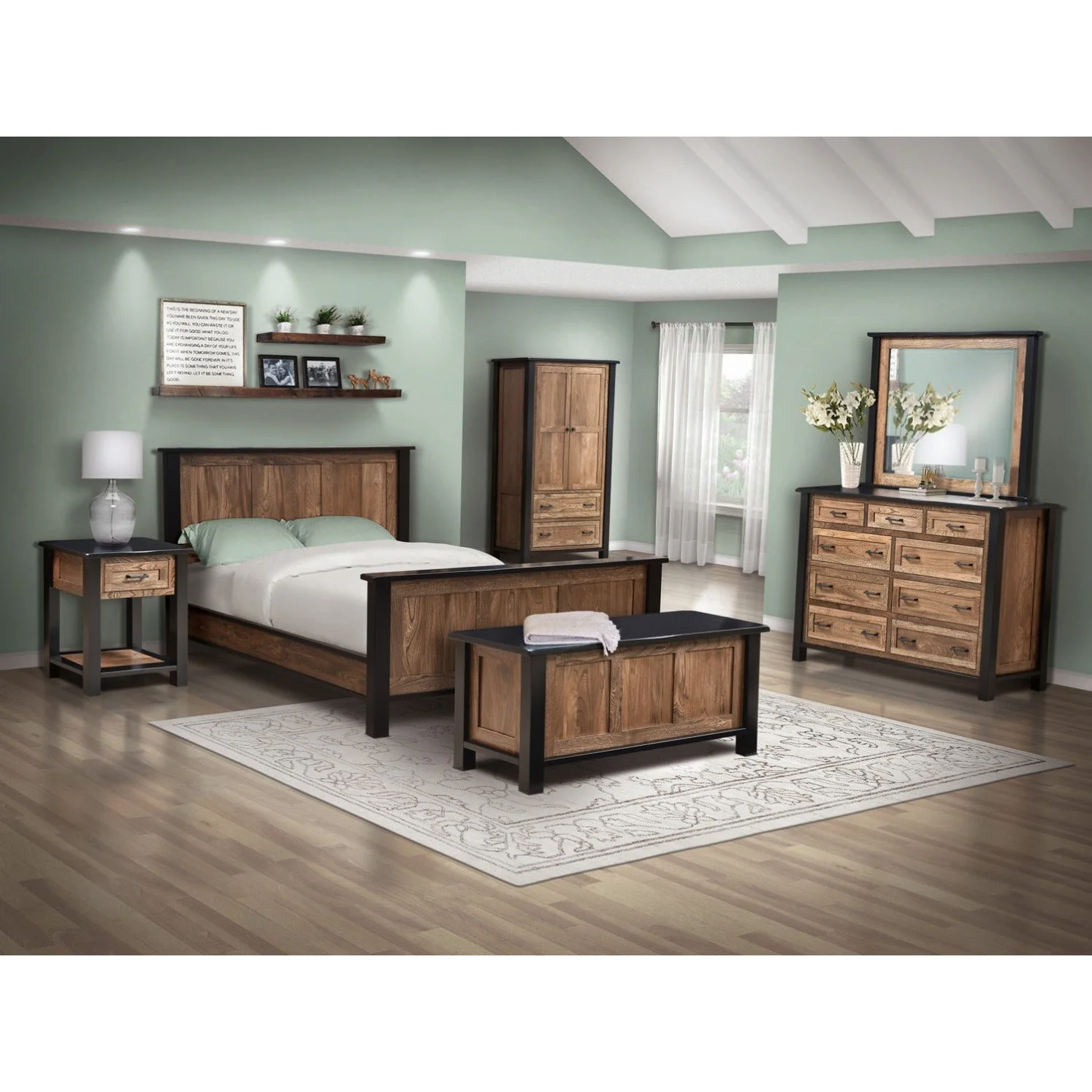 QW Amish Empire Armoire - Image 5