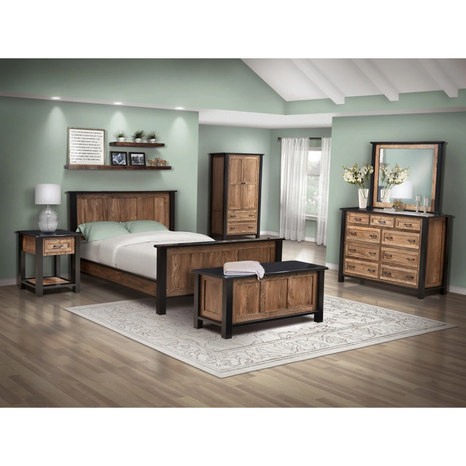 QW Amish Empire Blanket Chest with Cedar Bottom - Image 3