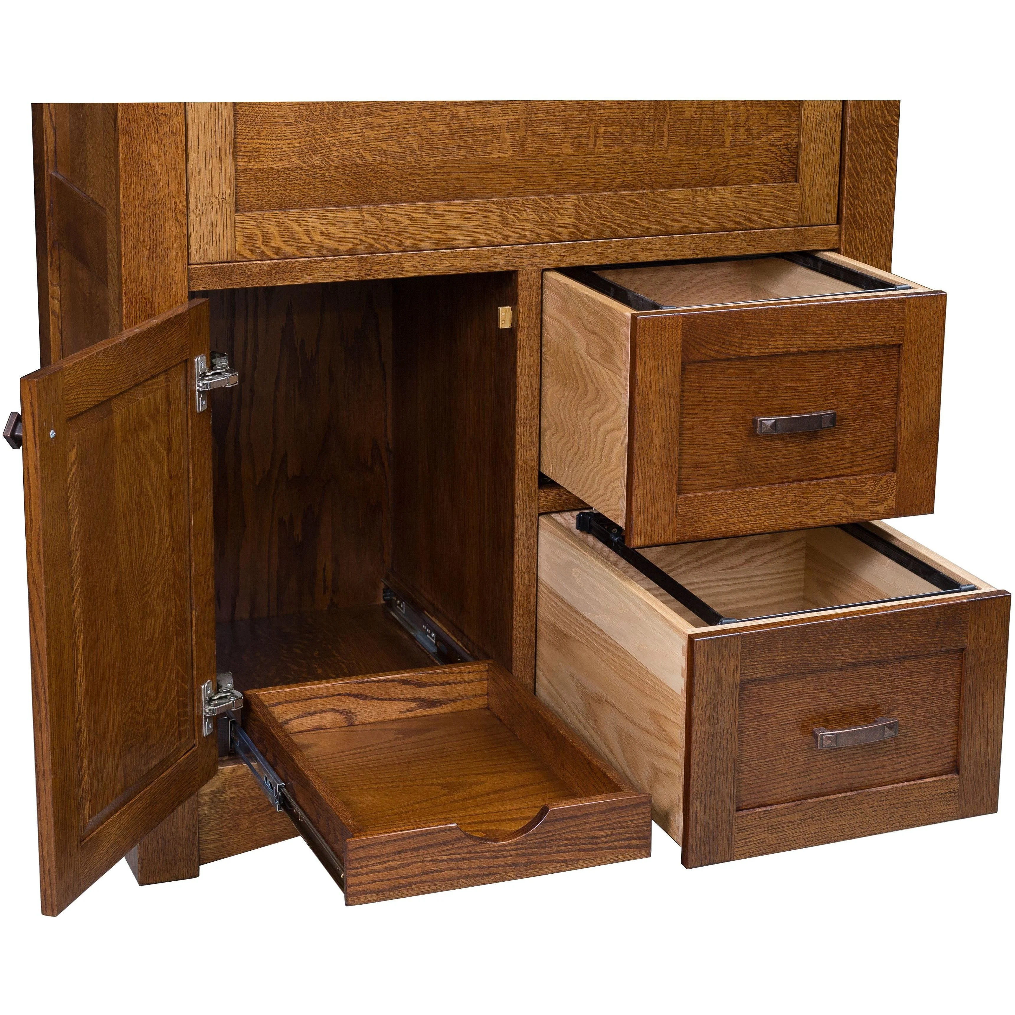 QW Amish Felix Secretary Desk - Image 2