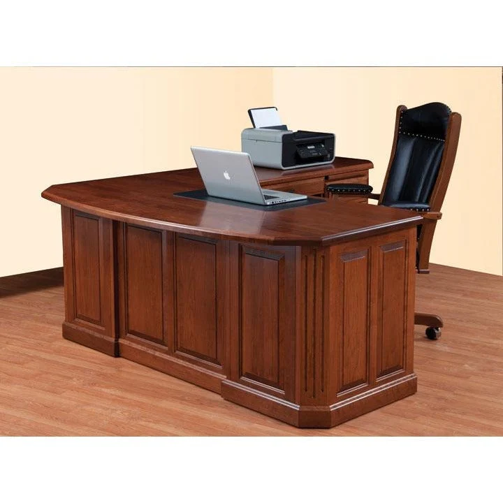 QW Amish Fifth Avenue L-Shape Desk with Optional Hutch - Image 4