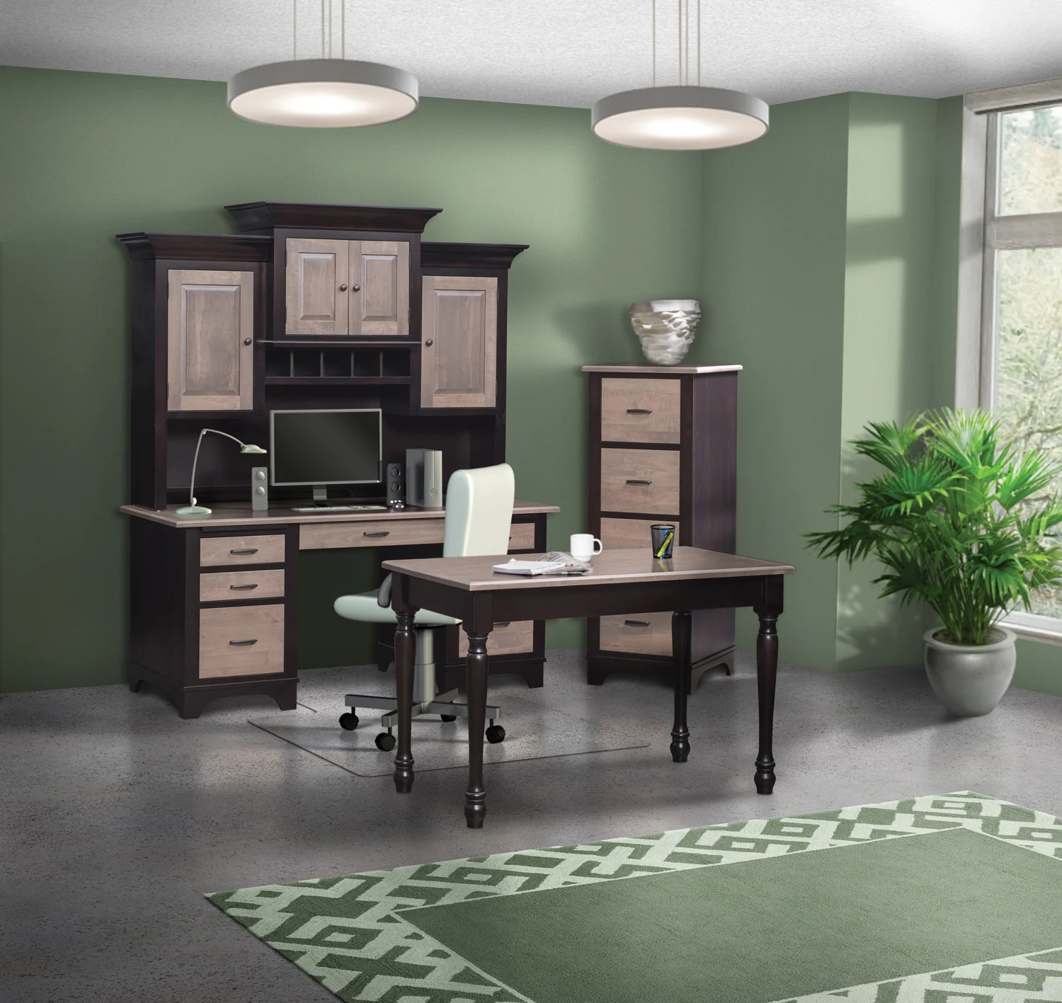 QW Amish Finley 4-Drawer File Cabinet - Image 2